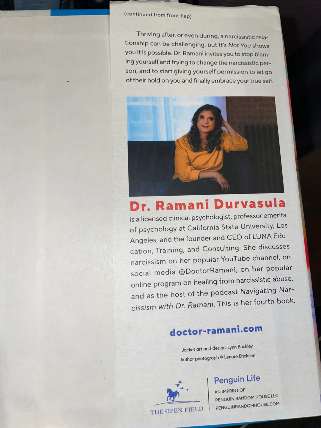 It's Not You by Ramani Durvasula, PhD - photo 3