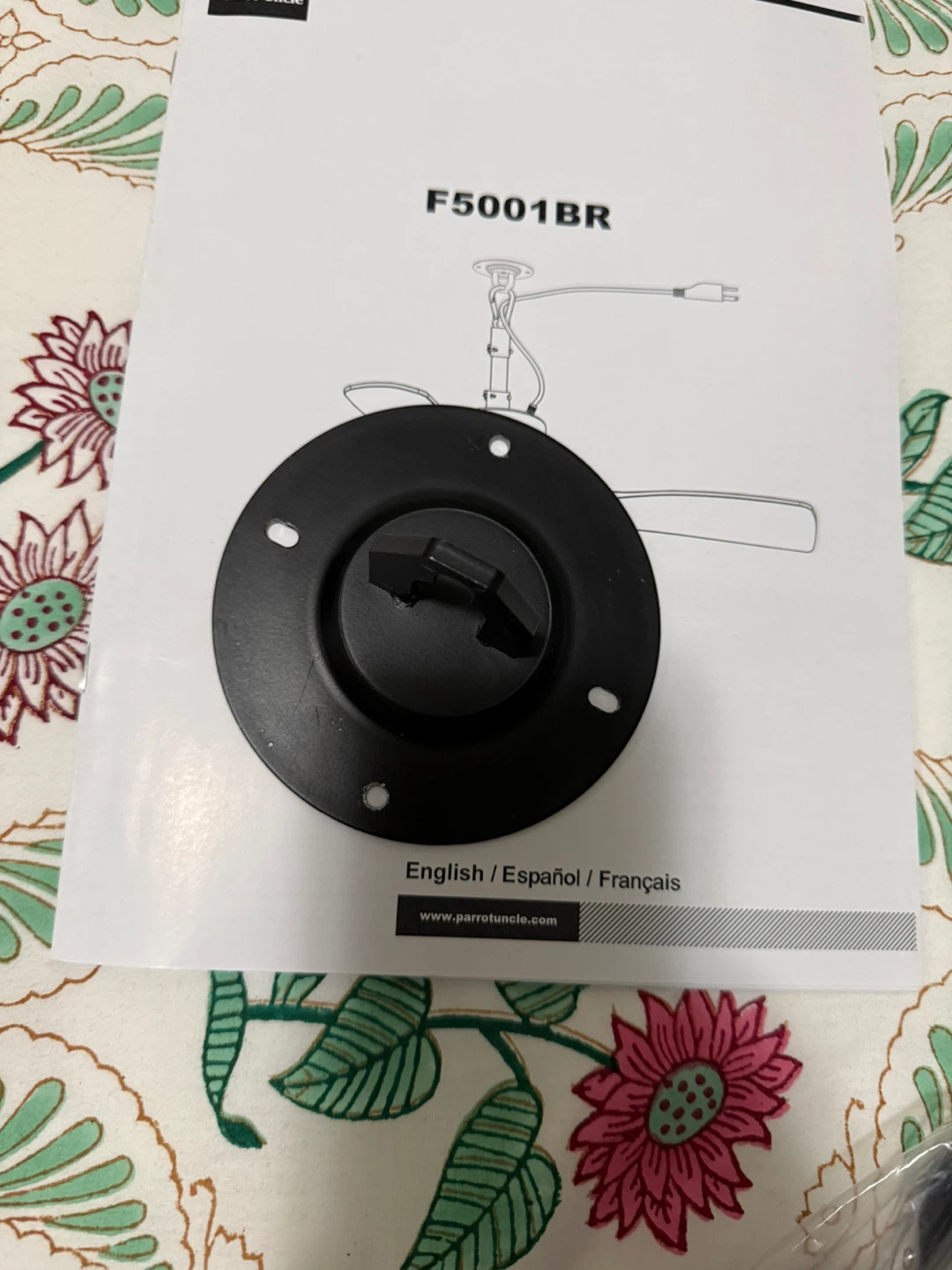 Parrot Uncle F5001BR Ceiling Fan - photo 4