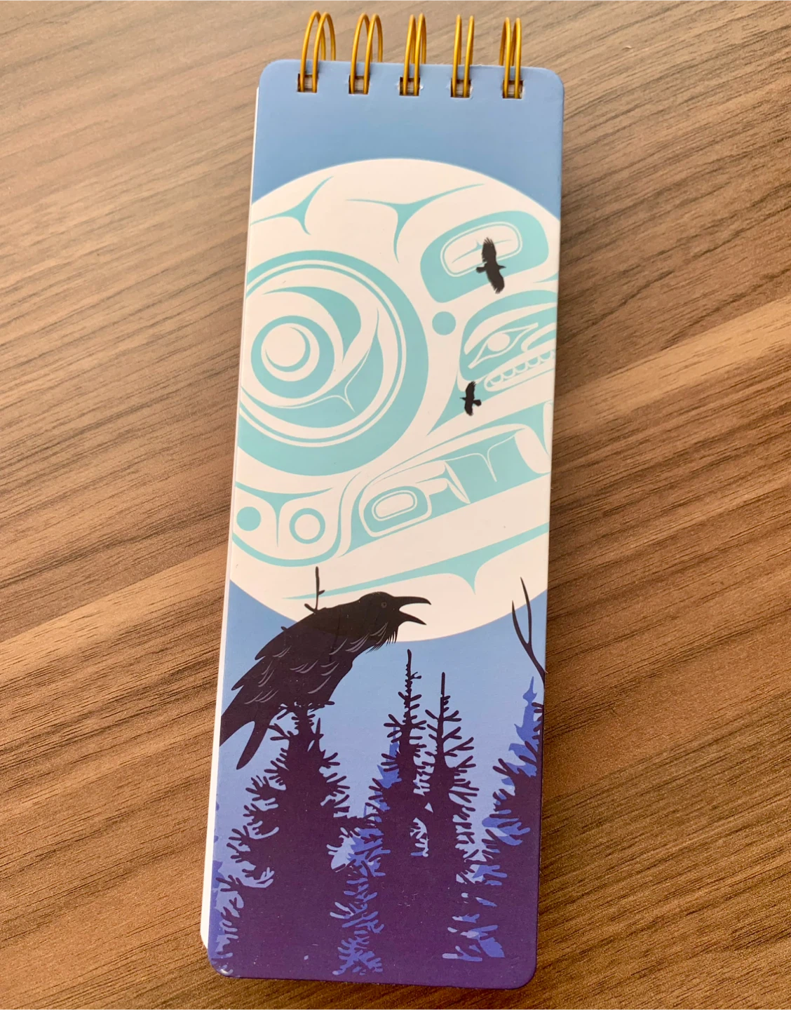 Indigenous Collection "Raven Moon" Spiral Notebook