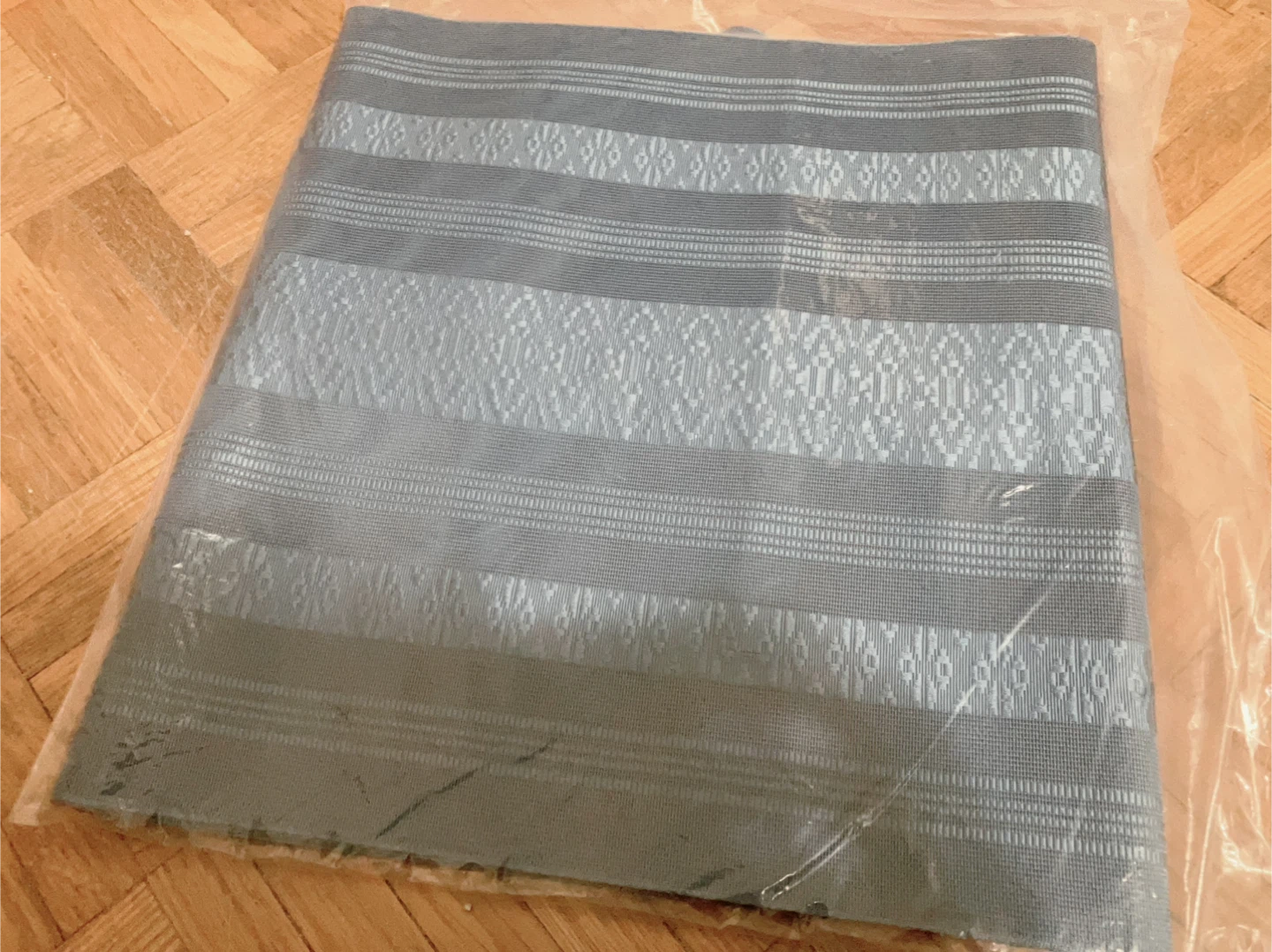 Blue kimono obi