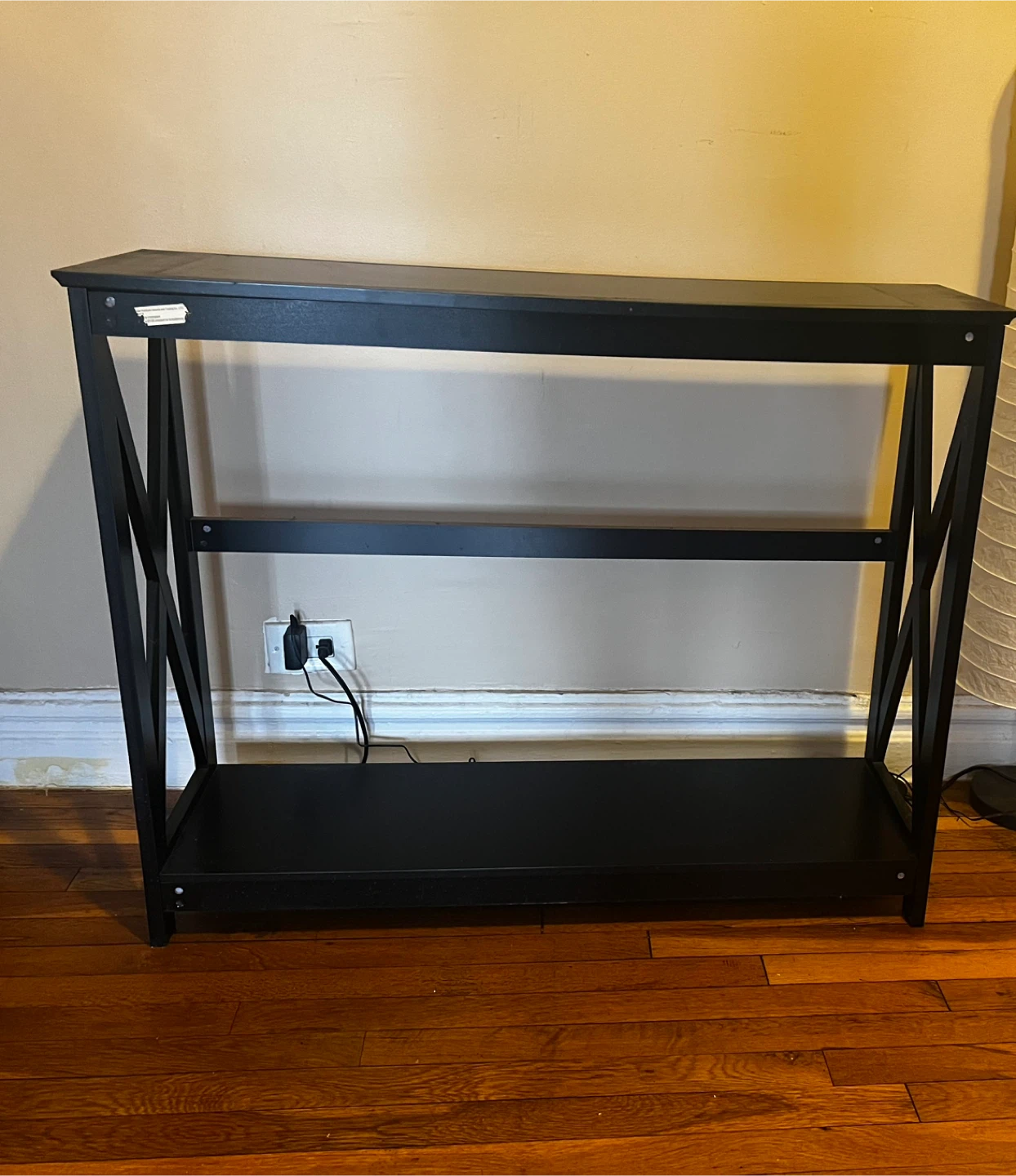 Black Console Table Shelf