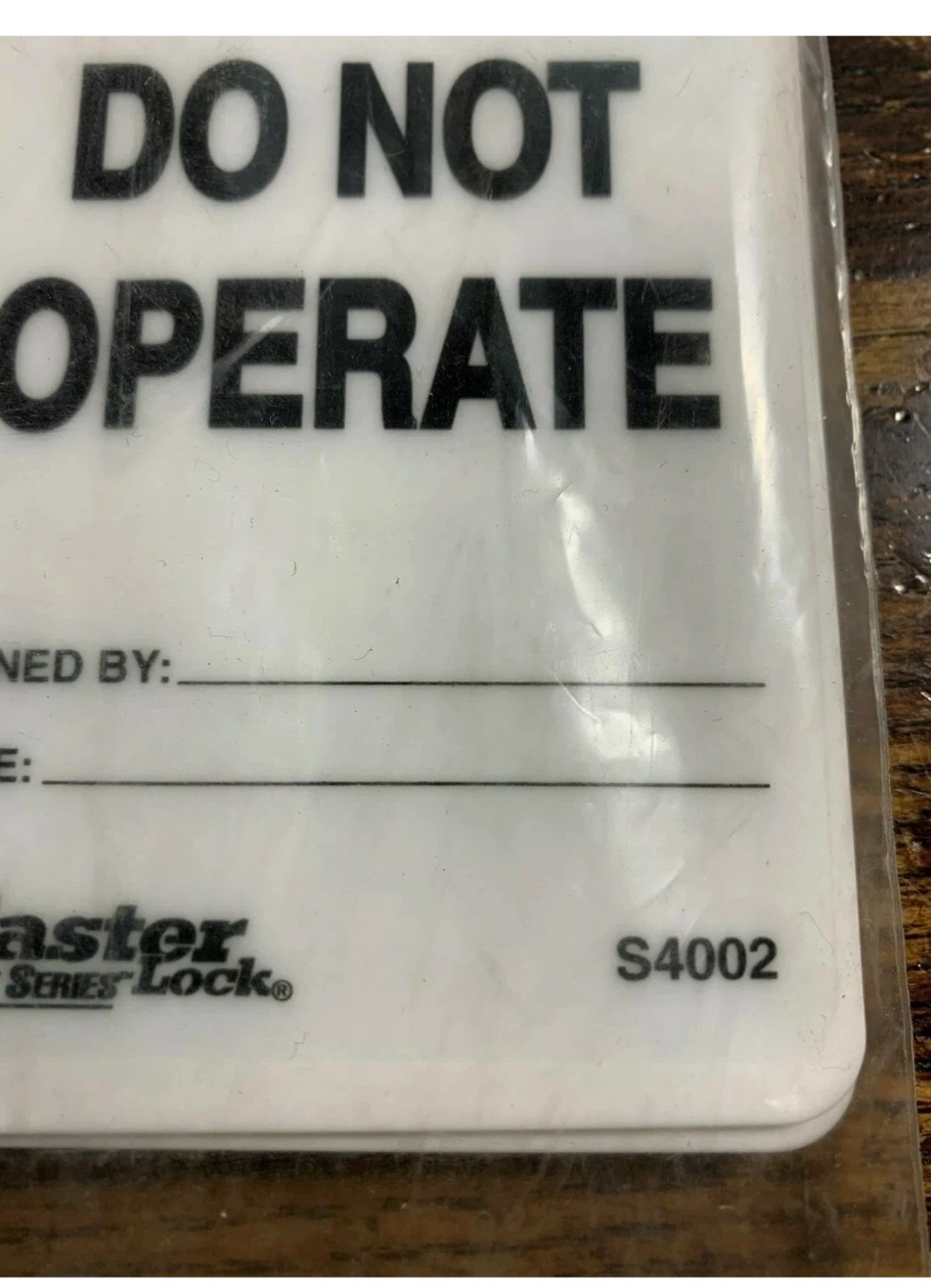 Master Lock Safety Series S4002 Lockout Tagout Tags - photo 3