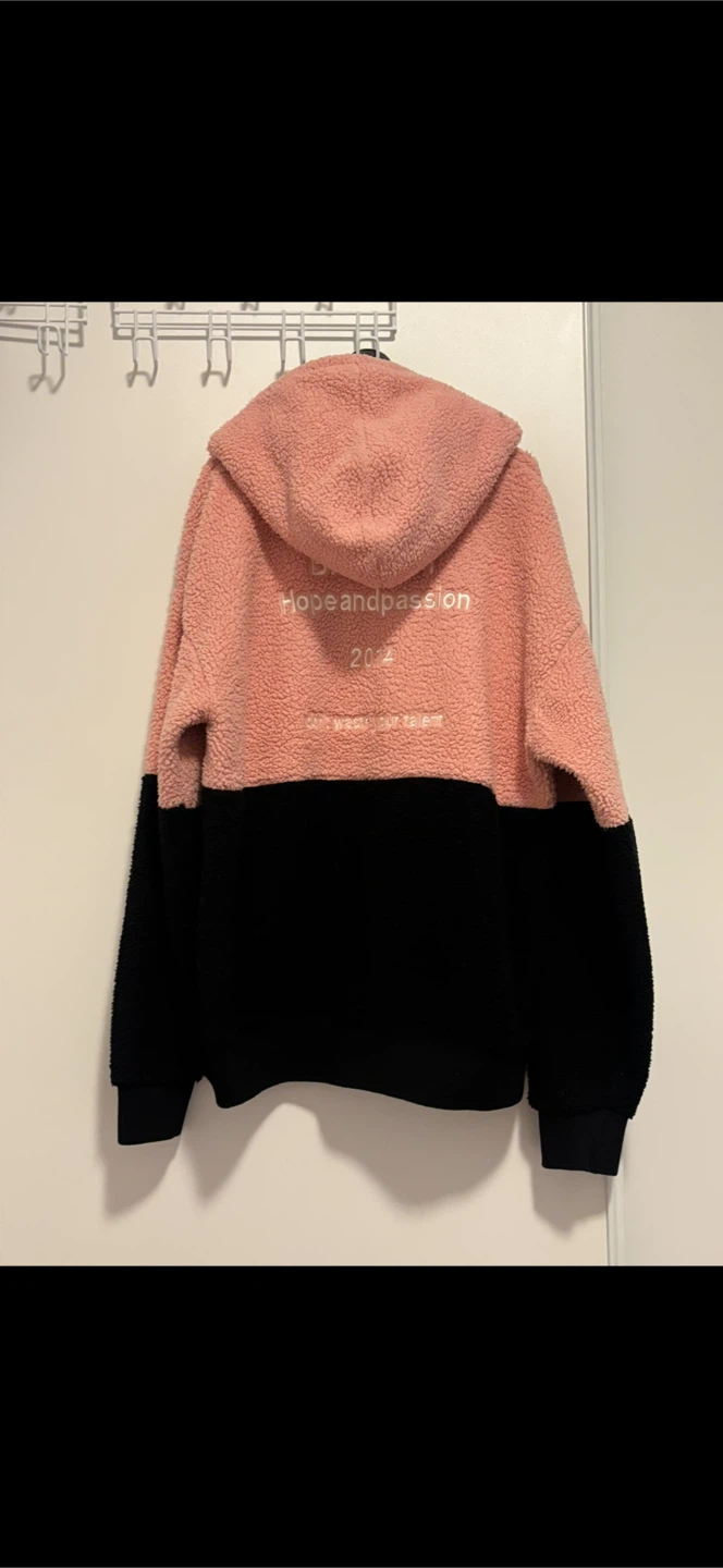 🖤💗 Pink & Black Fleece Hoodie 💗🖤