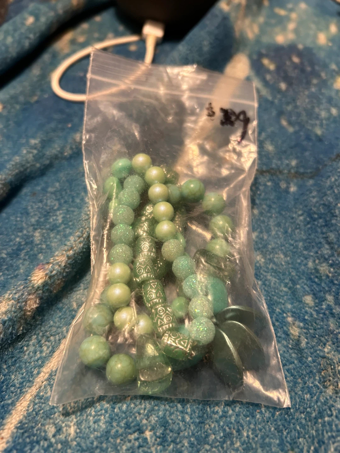 Green Beaded Necklace