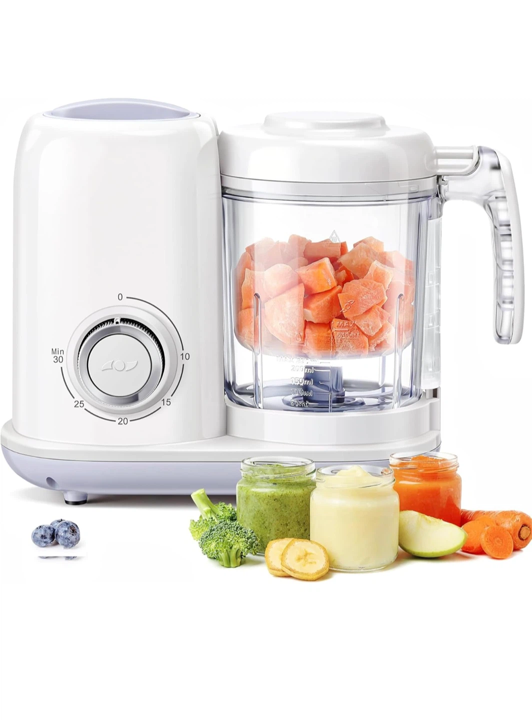 White Baby Food Maker Steamer and Blender