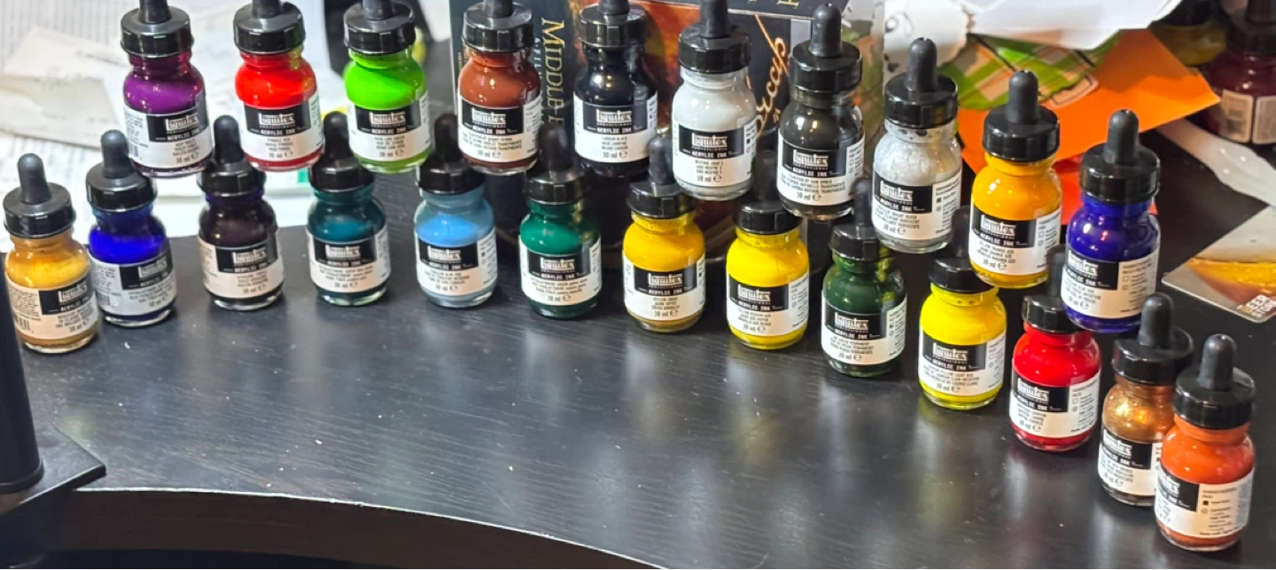 Liquitex® Professional Acrylic INK 1oz bottles lot of 24