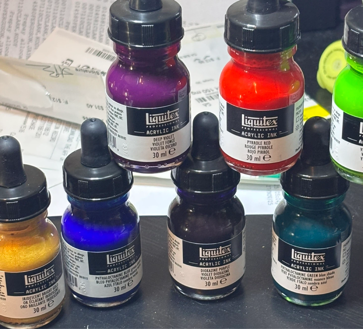 Liquitex® Professional Acrylic INK 1oz bottles lot of 24 - photo 2