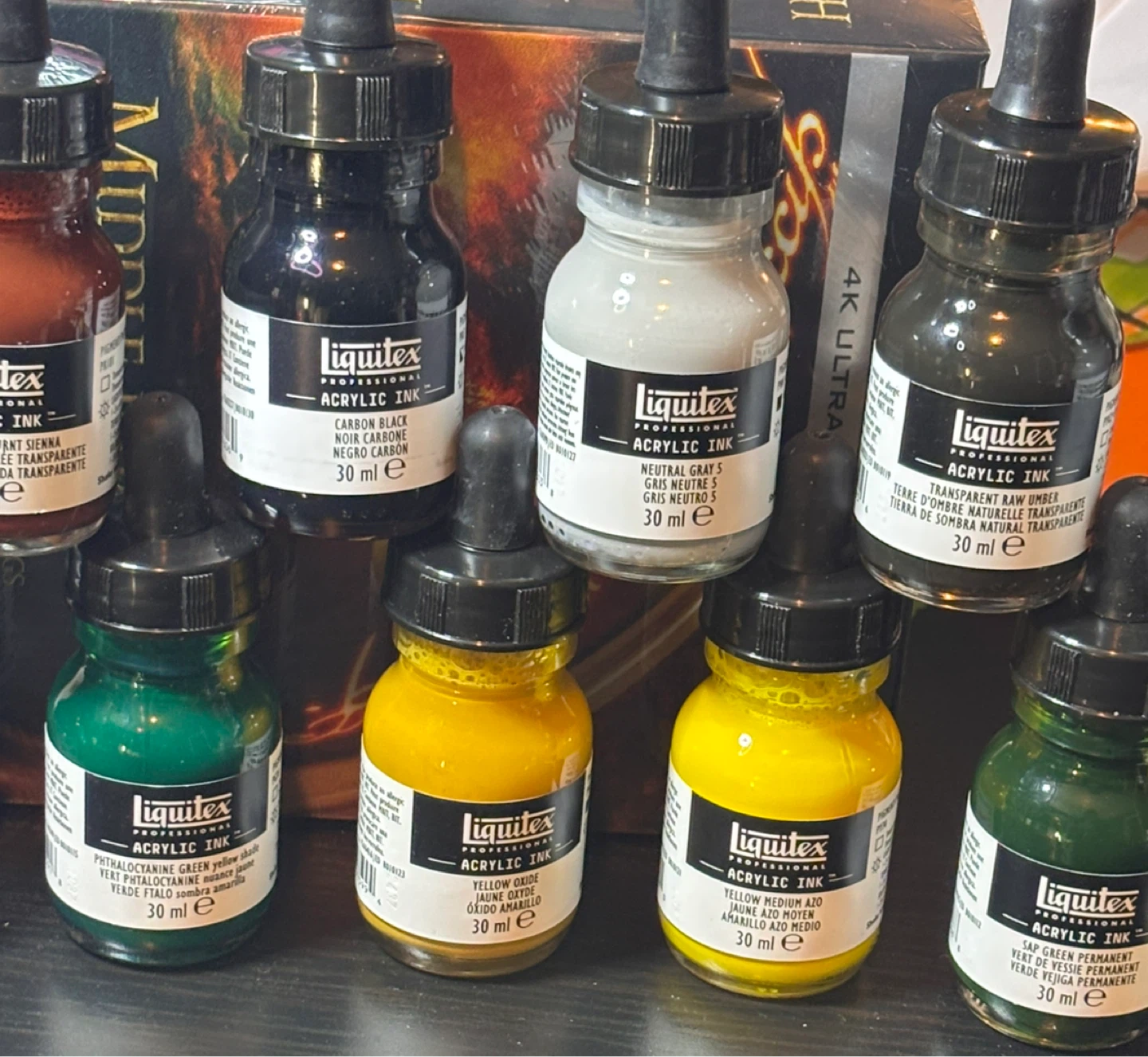 Liquitex® Professional Acrylic INK 1oz bottles lot of 24 - photo 4
