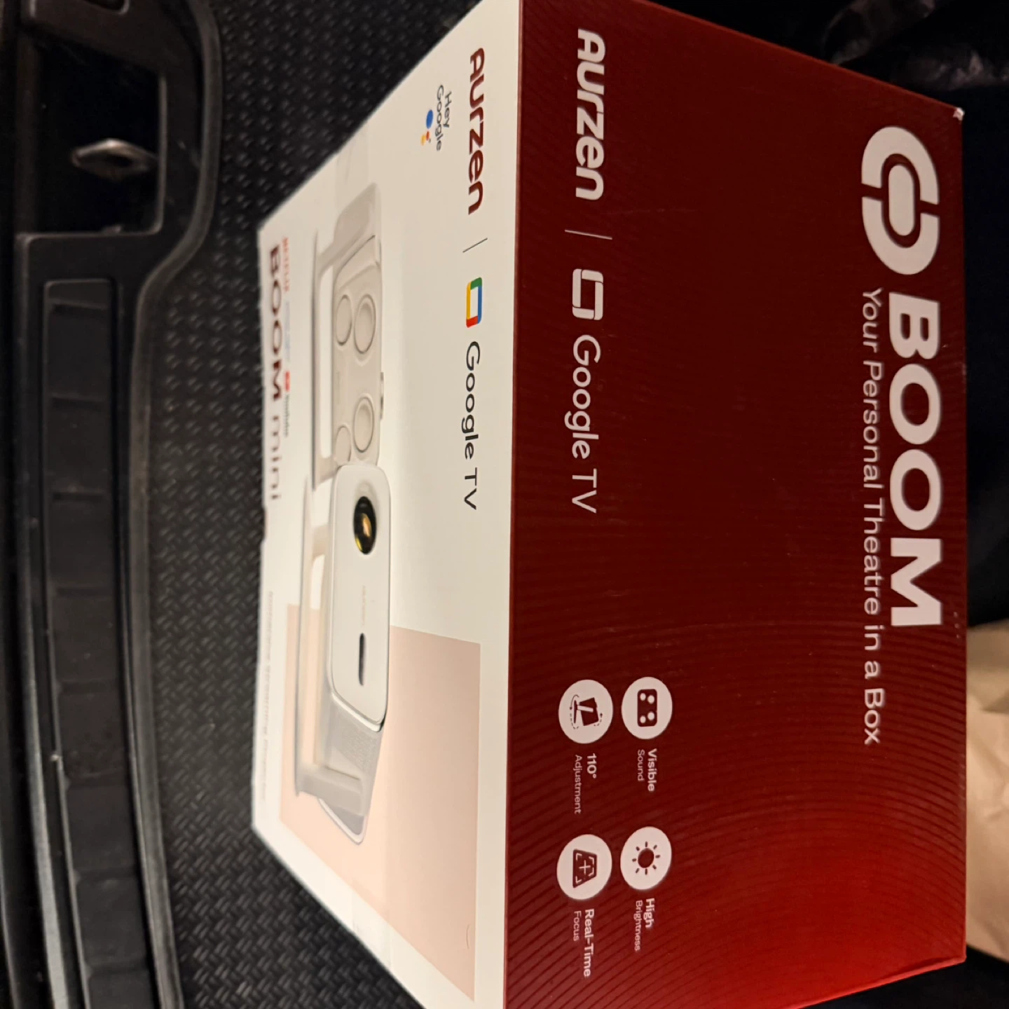 Brand New Sealed Aurzen BOOM mini Google TV Projector - photo 2