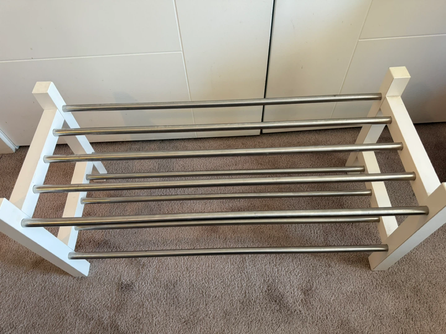 Ikea White Shoe Rack - photo 2