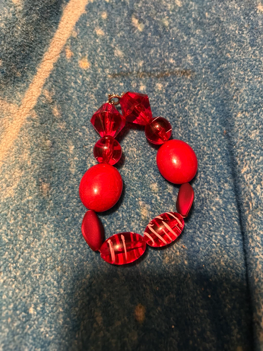 Red Beaded Bracelet - photo 2