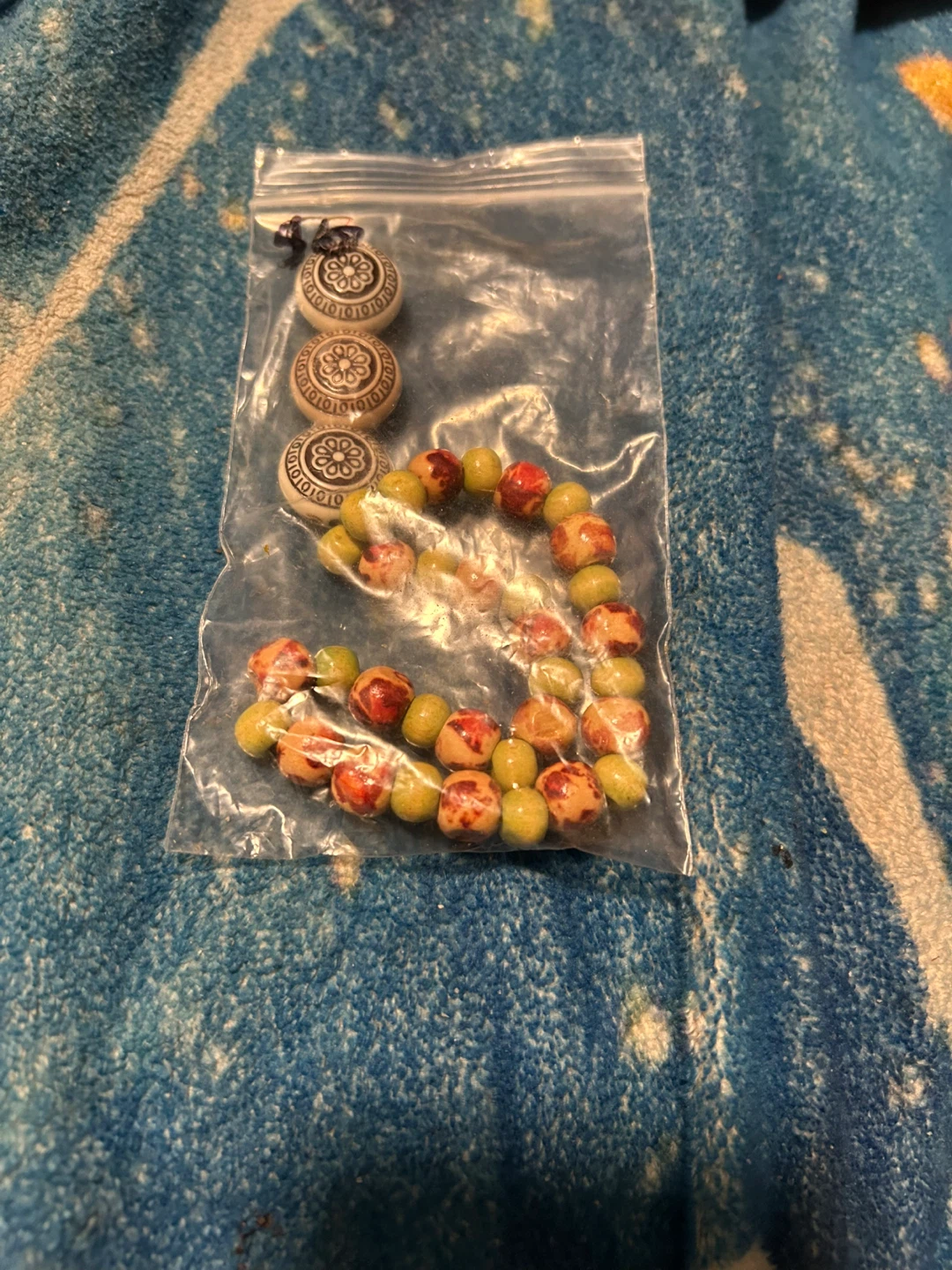 Prayer with Decorative Beads