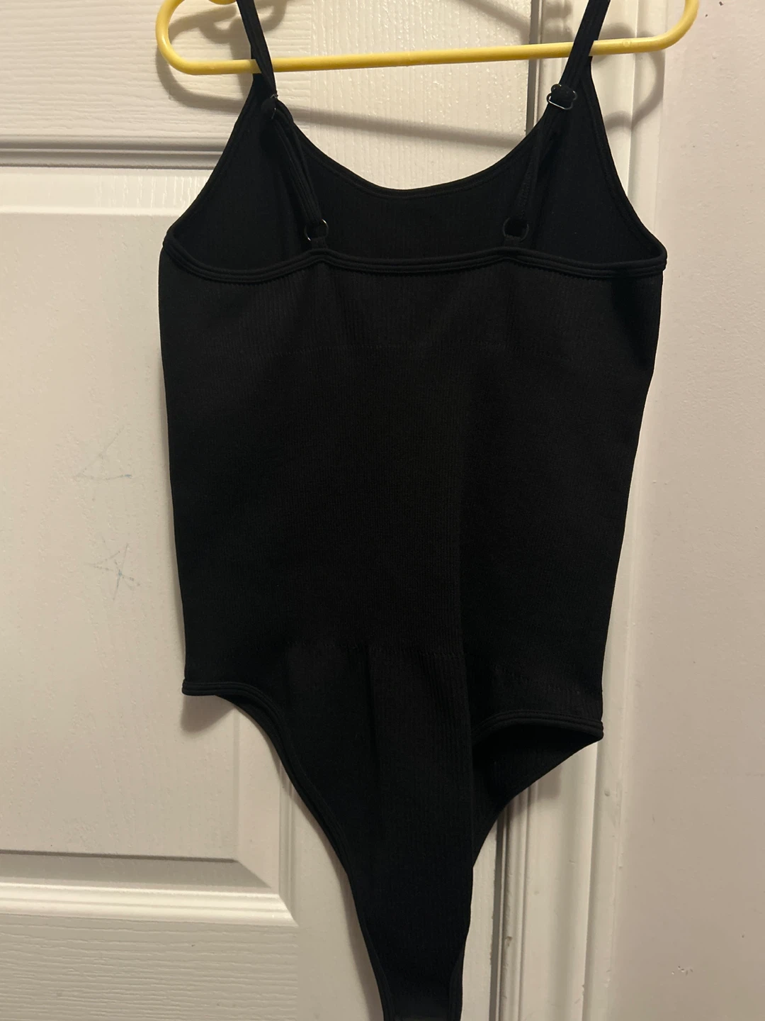 Black Ribbed Bodysuit - Size S - photo 3