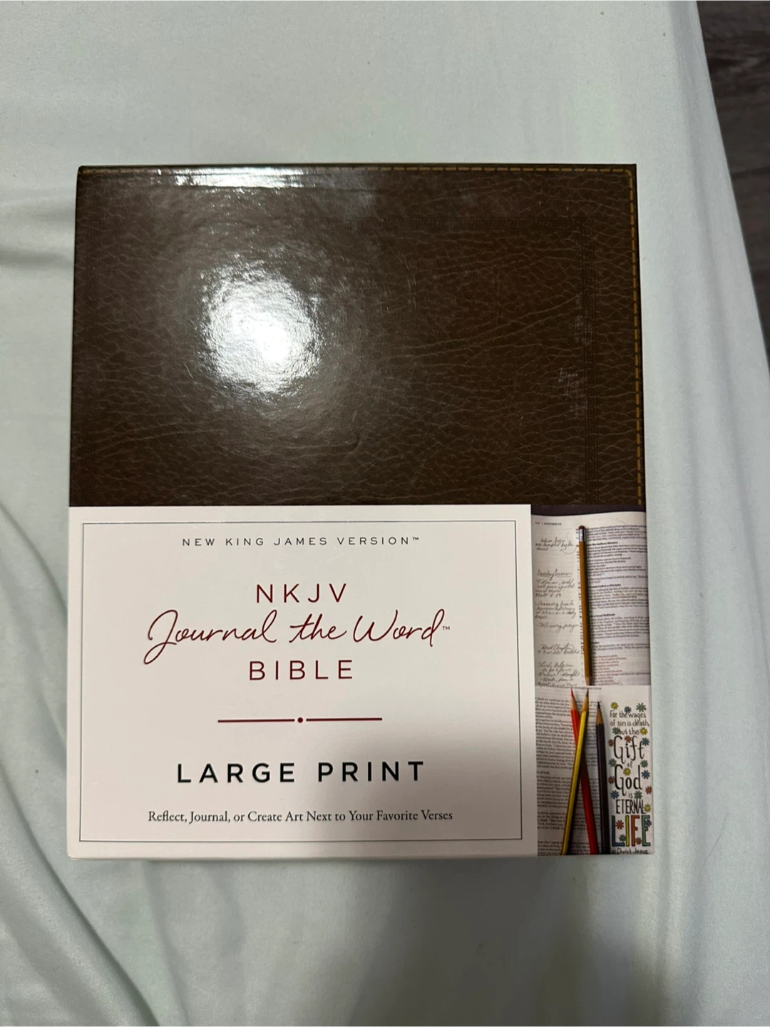 NKJV Journal the Word Bible Large Print
