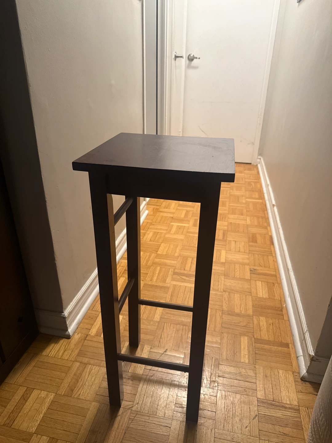 Dark Brown Bar Table and Stools Set - photo 2