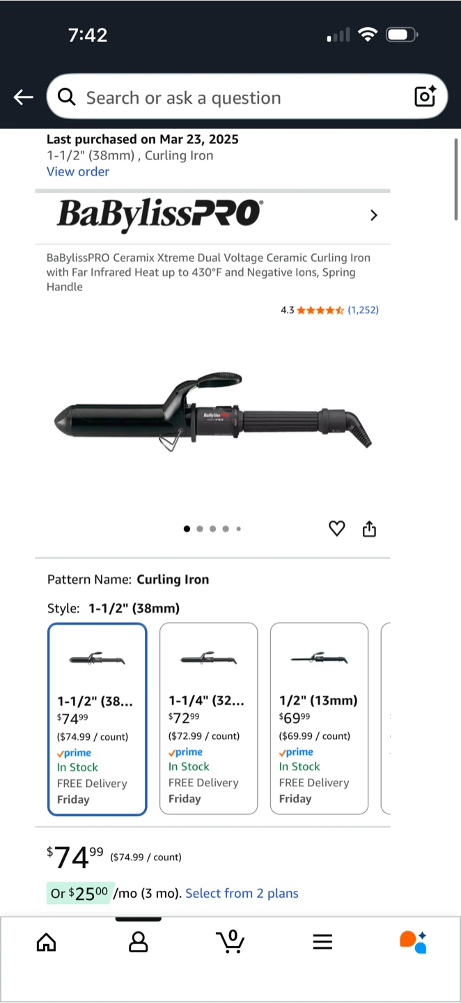 BaBylissPRO 1-1/2" Curling Iron - photo 2