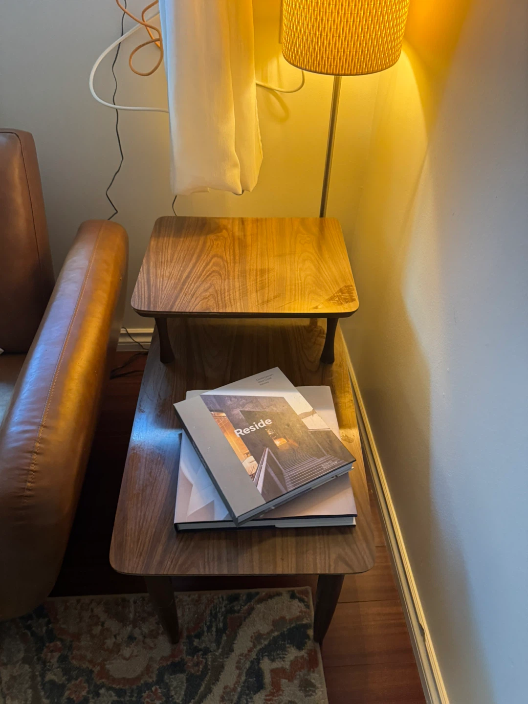Vintage Two-Tiered End Table - photo 3
