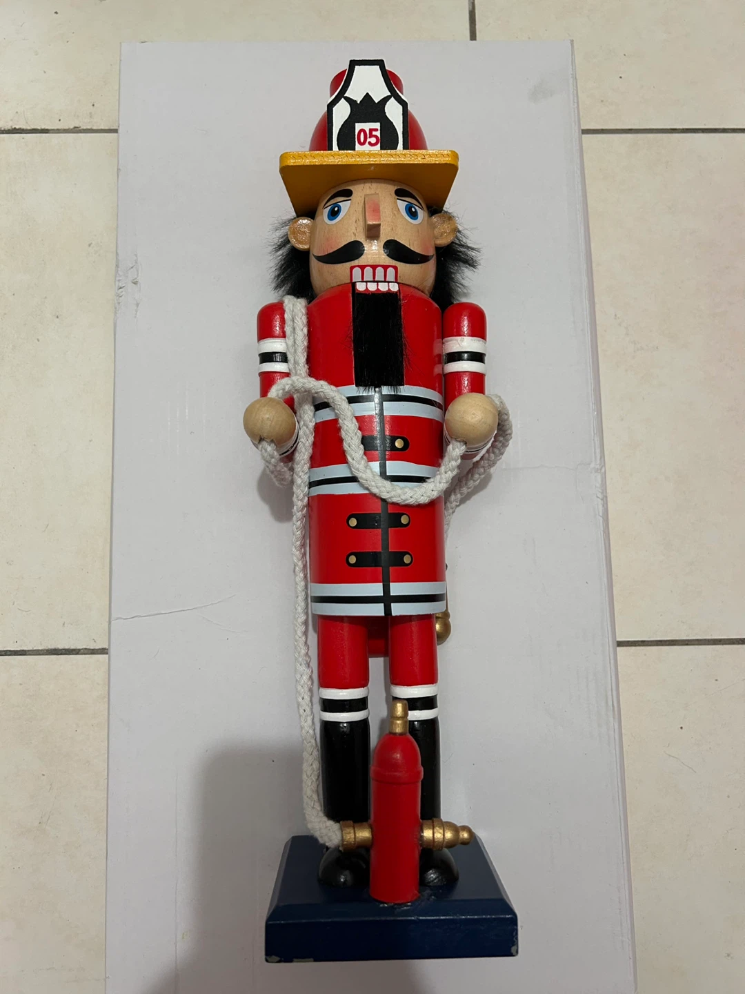 Wooden Firefighter Nutcracker - photo 2