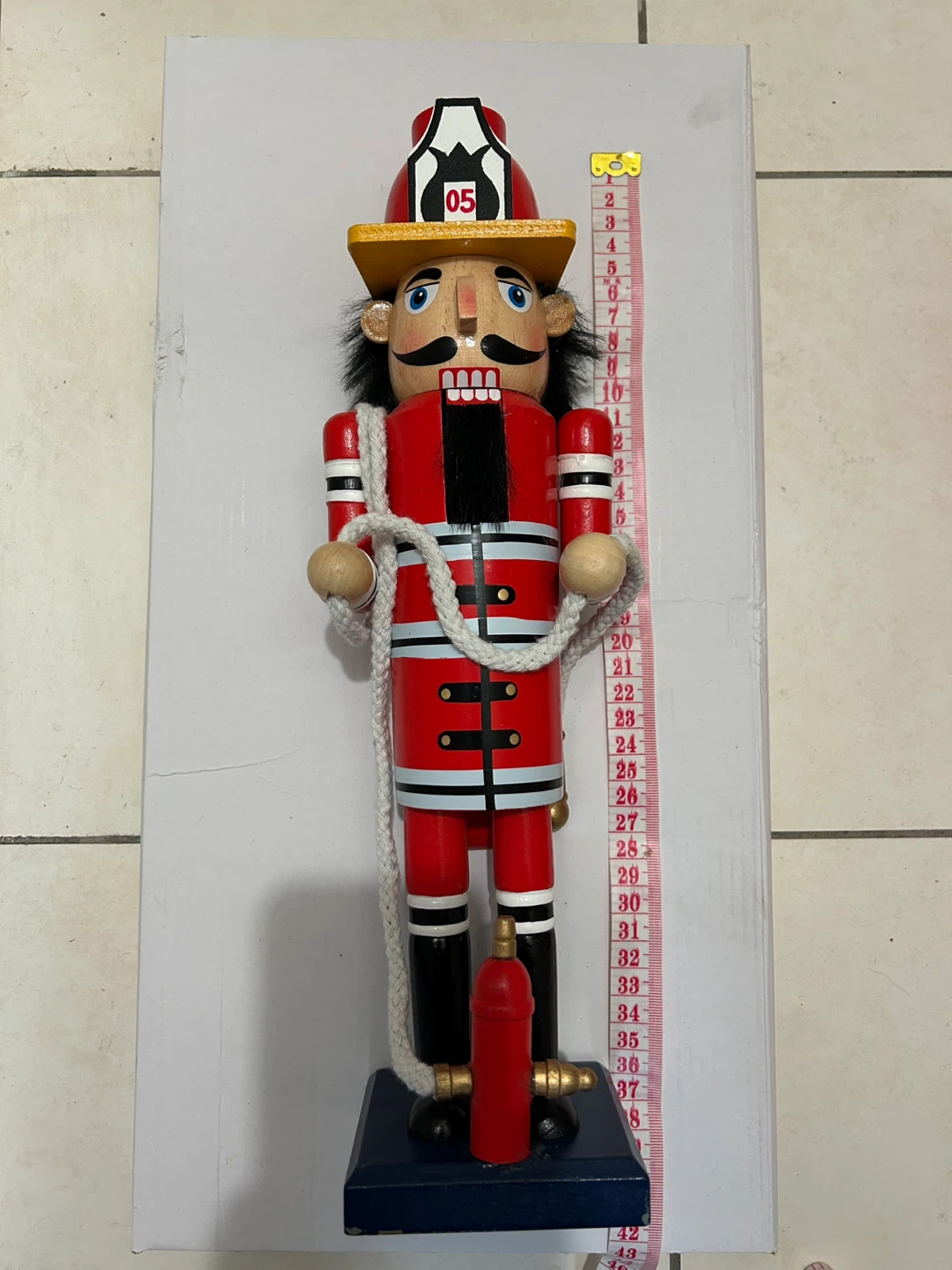 Wooden Firefighter Nutcracker - photo 3