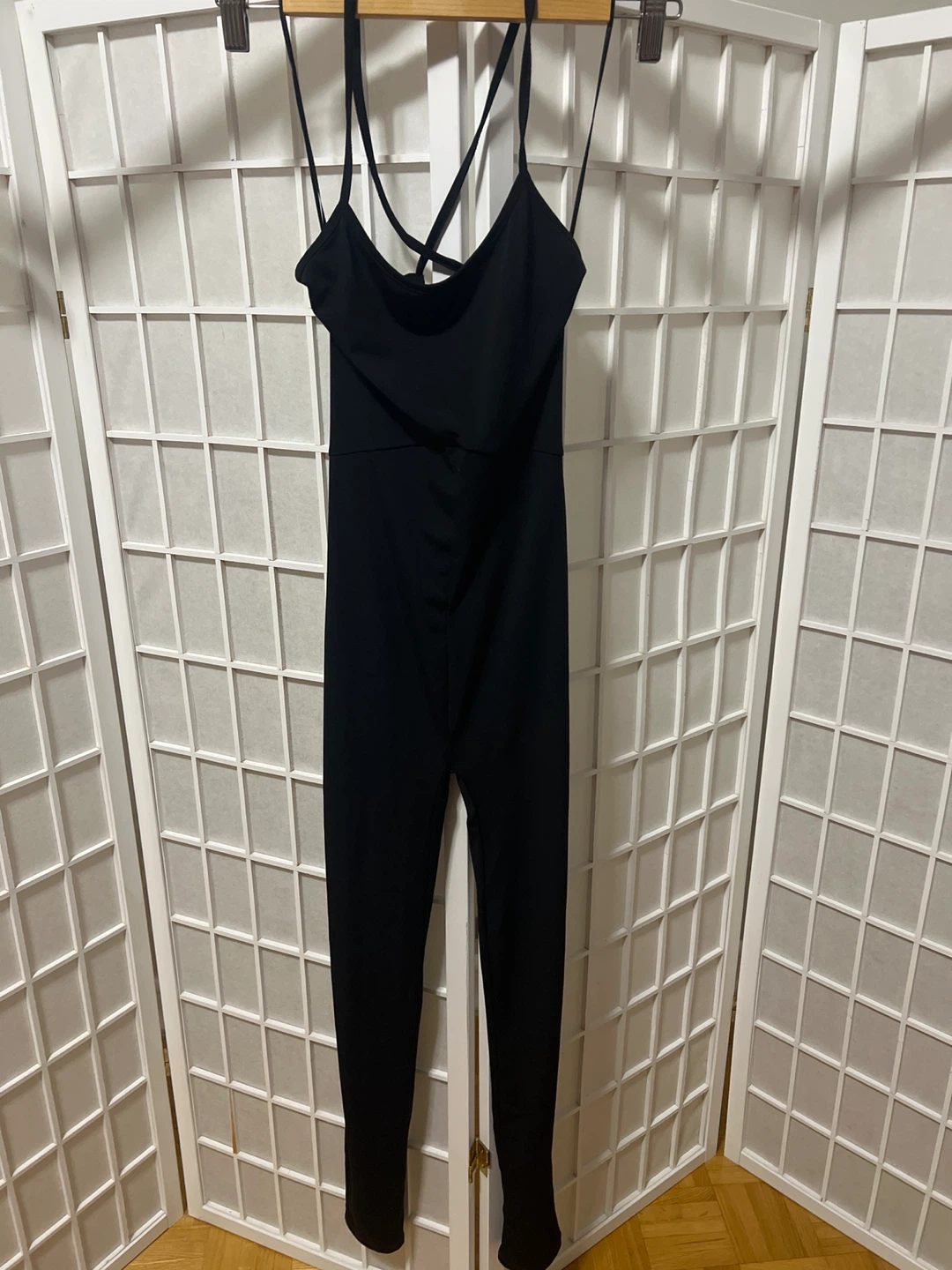 Black Strappy Jumpsuit