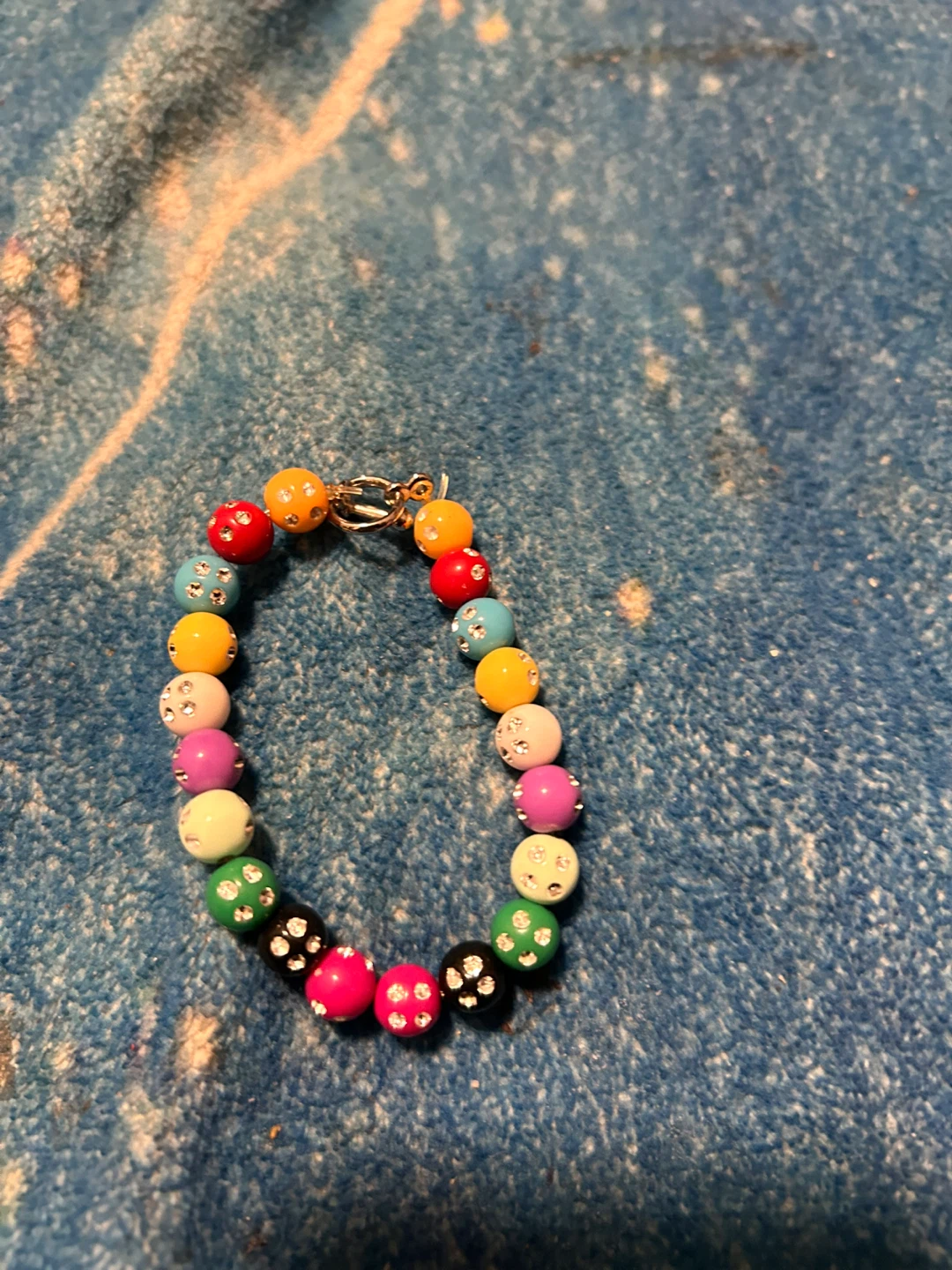 Multicolor Beaded Charm Bracelet - photo 2