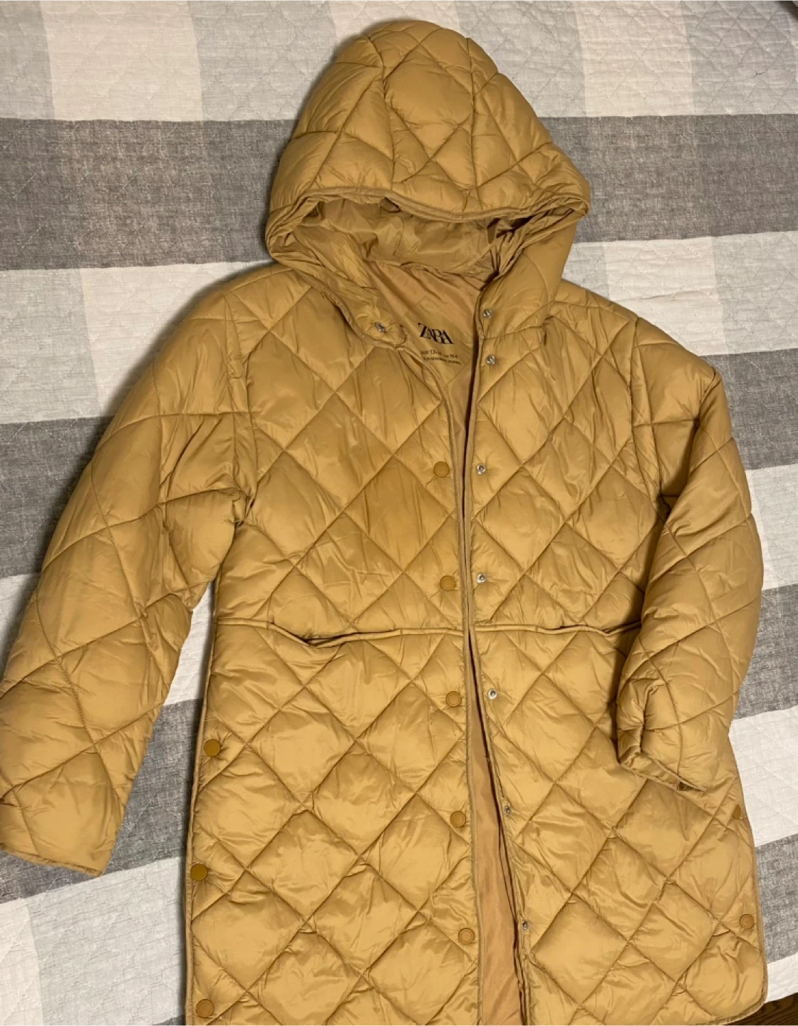 Zara Quilted Puffer Jacket - Size 13-14 - photo 3