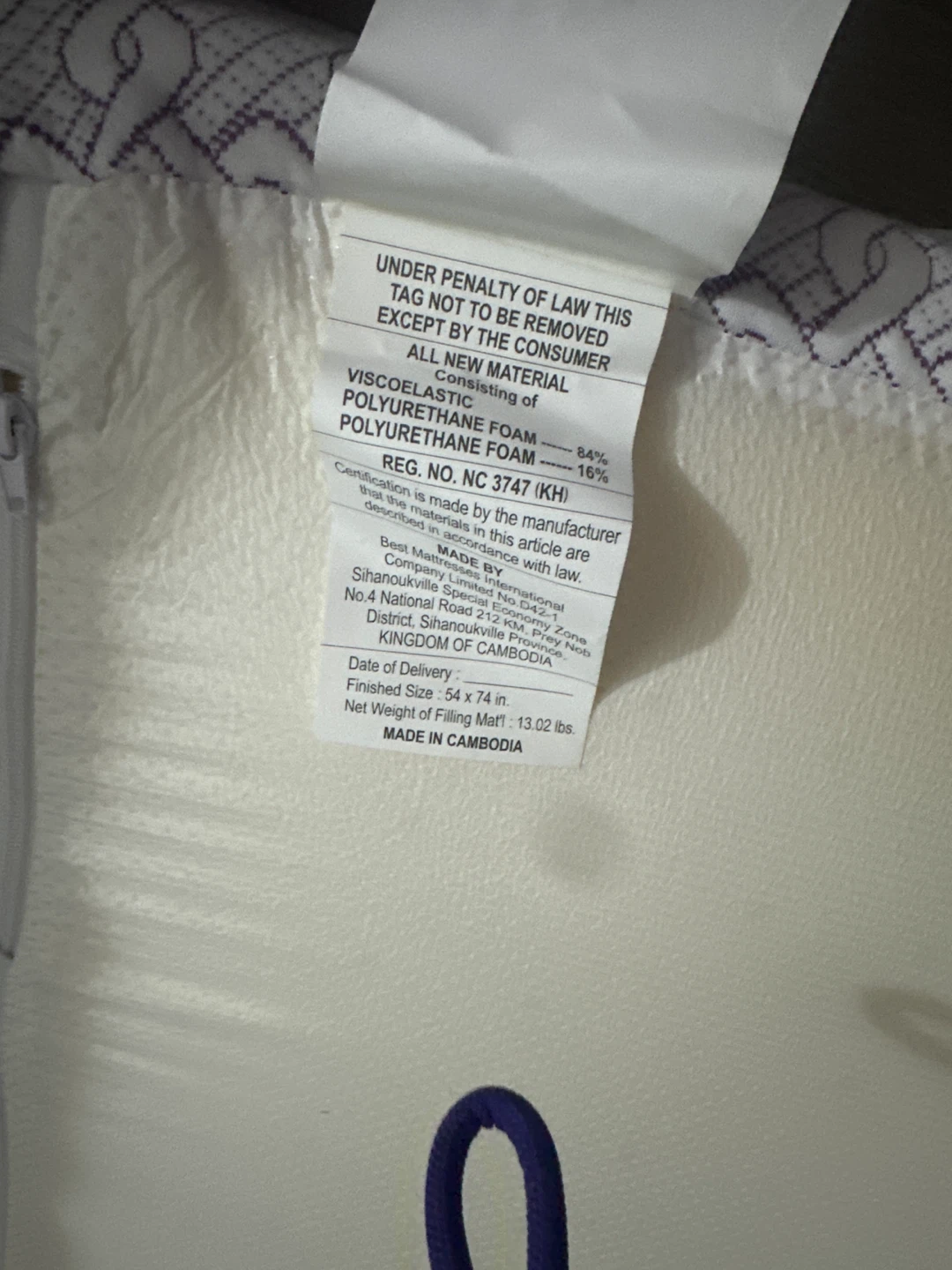 🧡Visco Elastic Polyurethane Foam Mattress Topper - photo 3