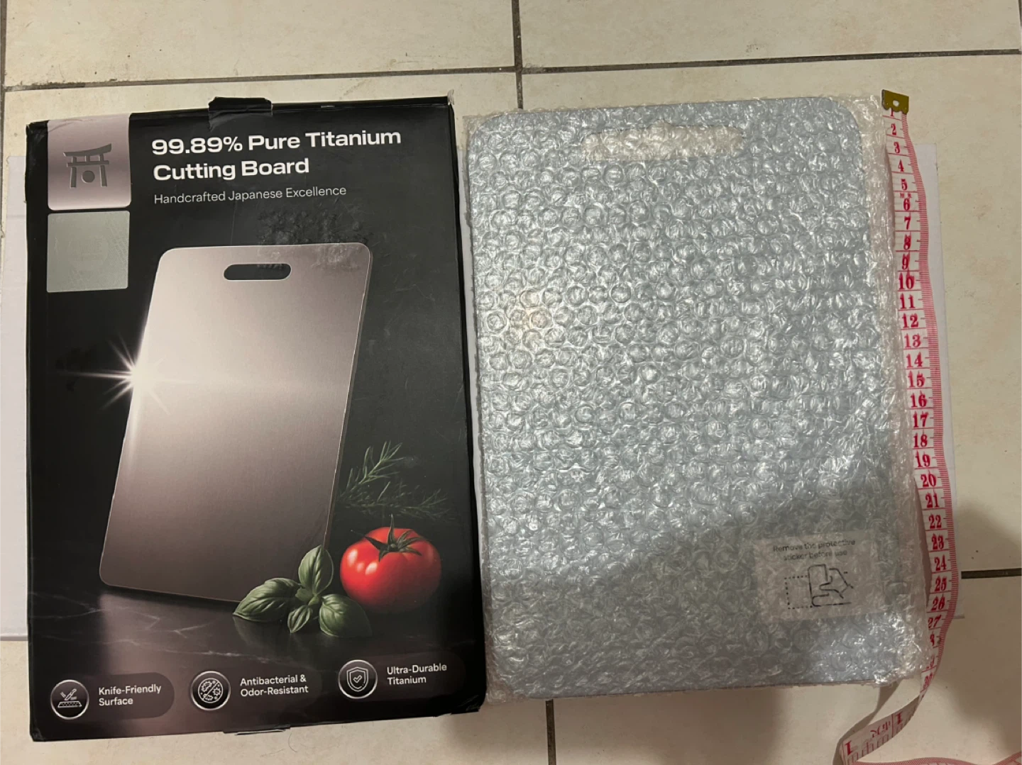 99.89% Pure Titanium Cutting Board - photo 2