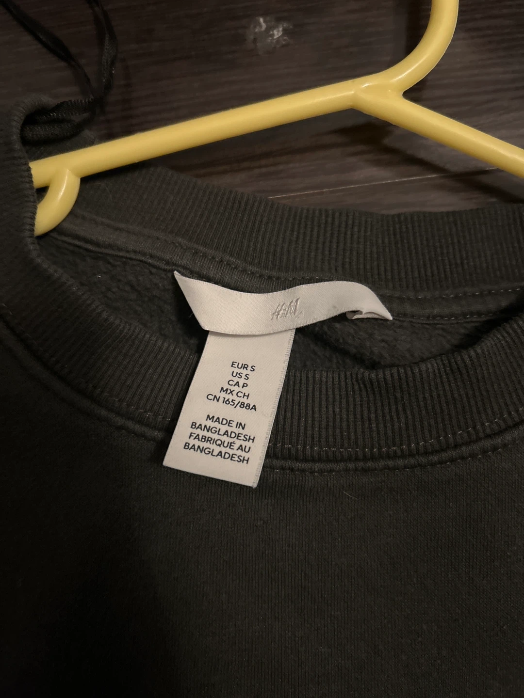 H&M Crewneck Sweatshirt - Grey/green, Size S - photo 2