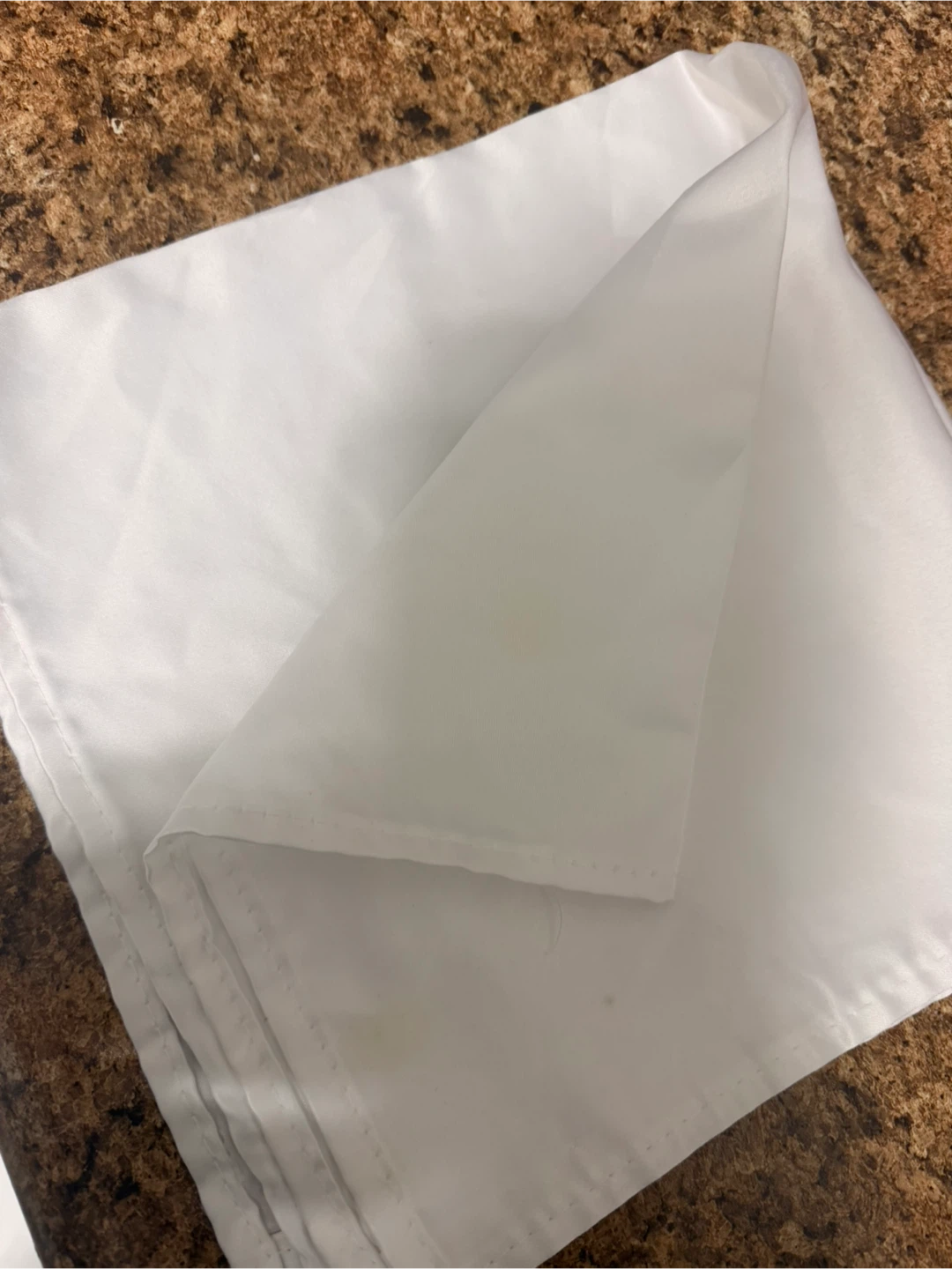 45 snaking White Pocket Square Handkerchief - photo 3