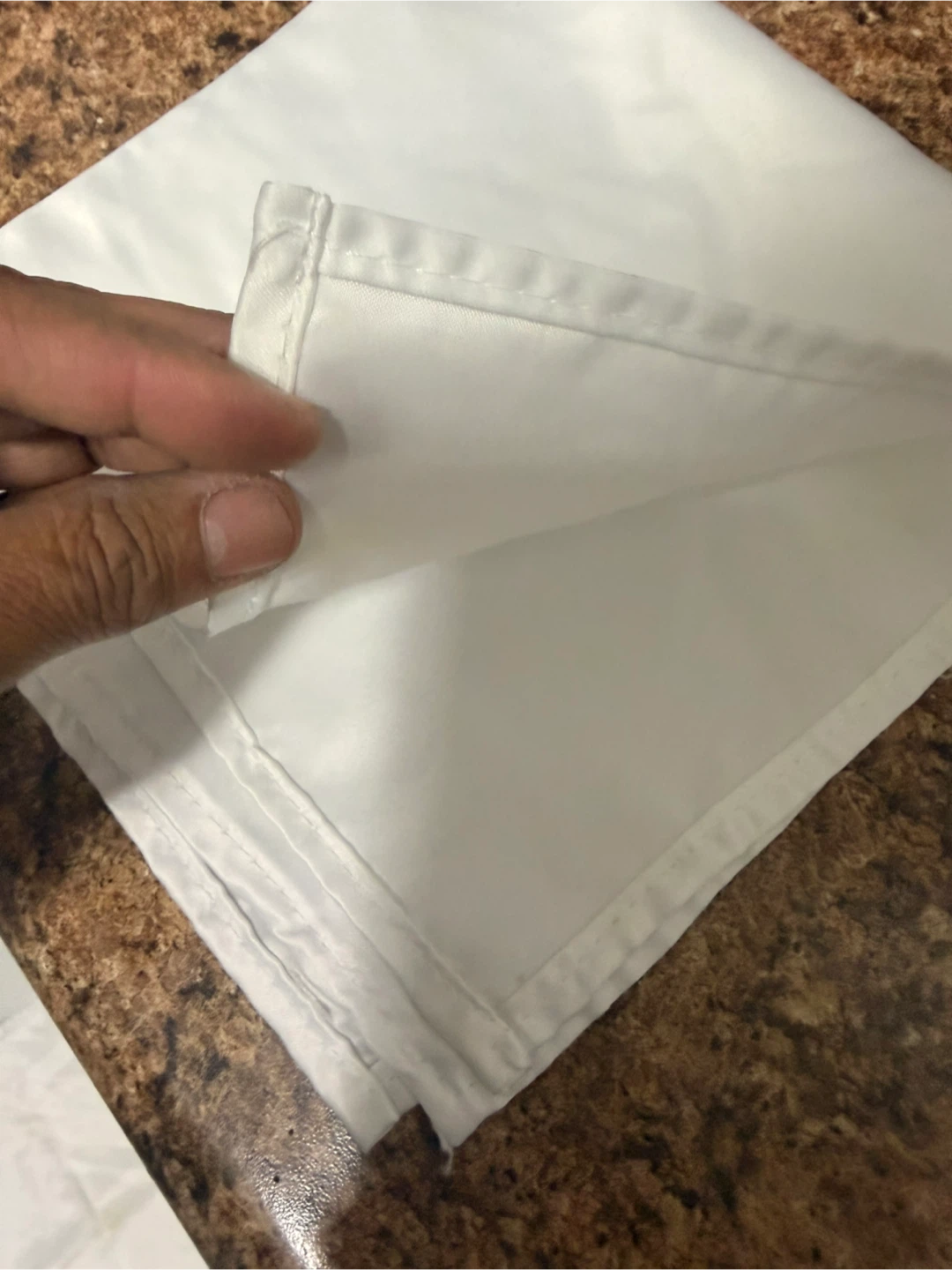 45 snaking White Pocket Square Handkerchief - photo 4