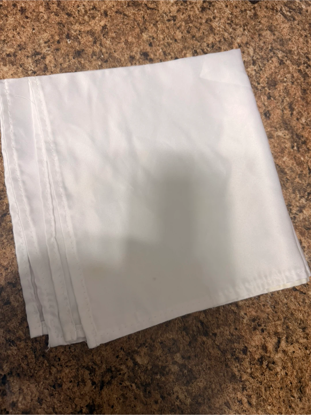 45 snaking White Pocket Square Handkerchief - photo 5