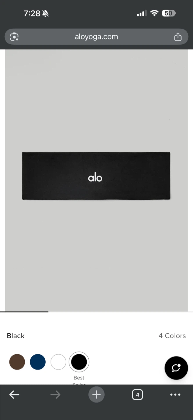Alo Yoga Headband - Black - photo 2
