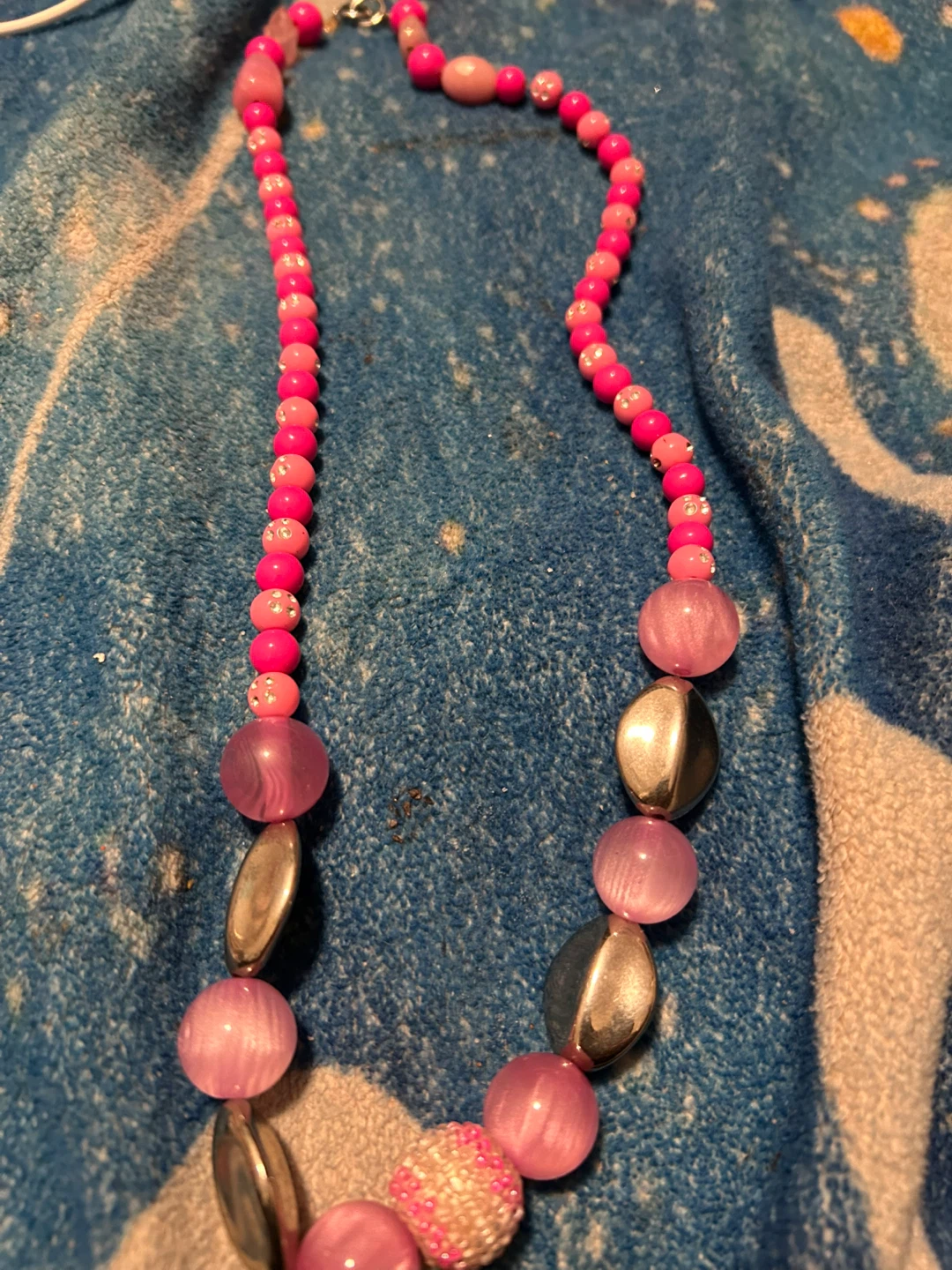 Pink Beaded Necklace - photo 2