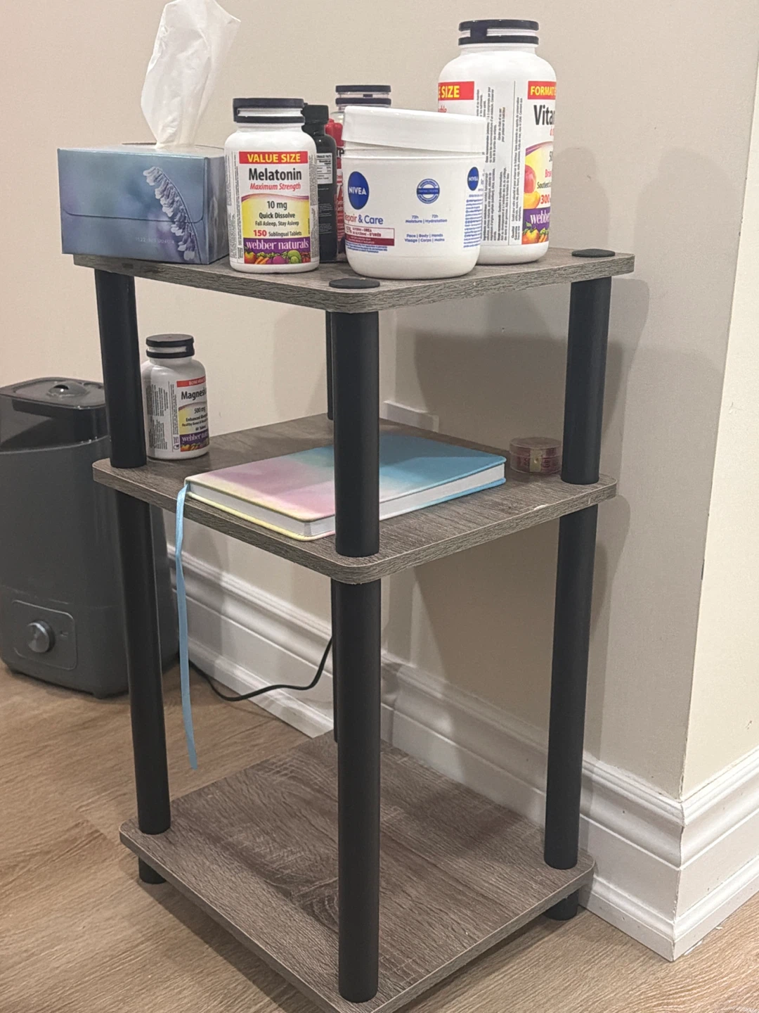 3-Tier Small Shelf Unit (two of them)