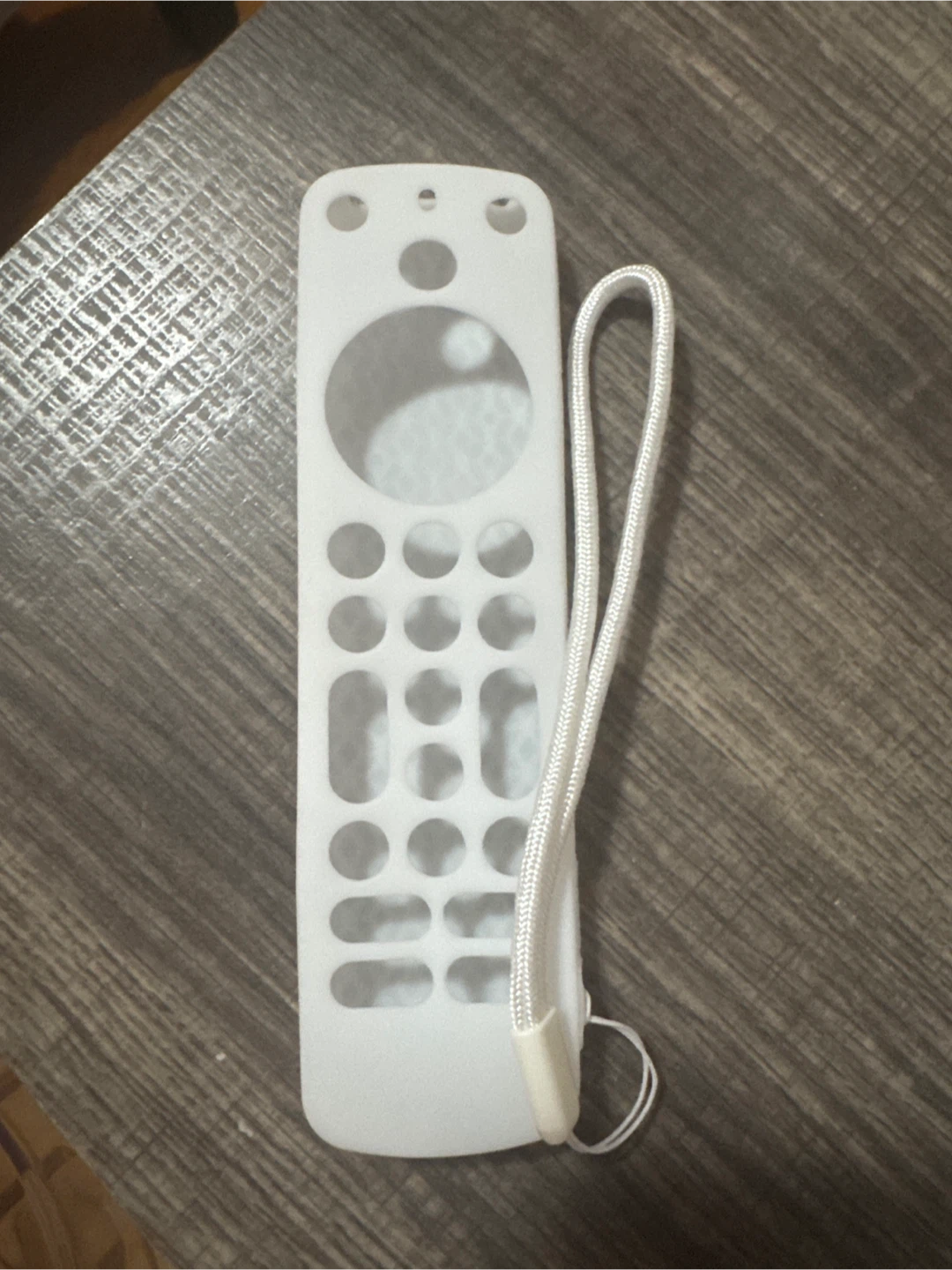 White Silicone Remote Control Cover with Lanyard - photo 4