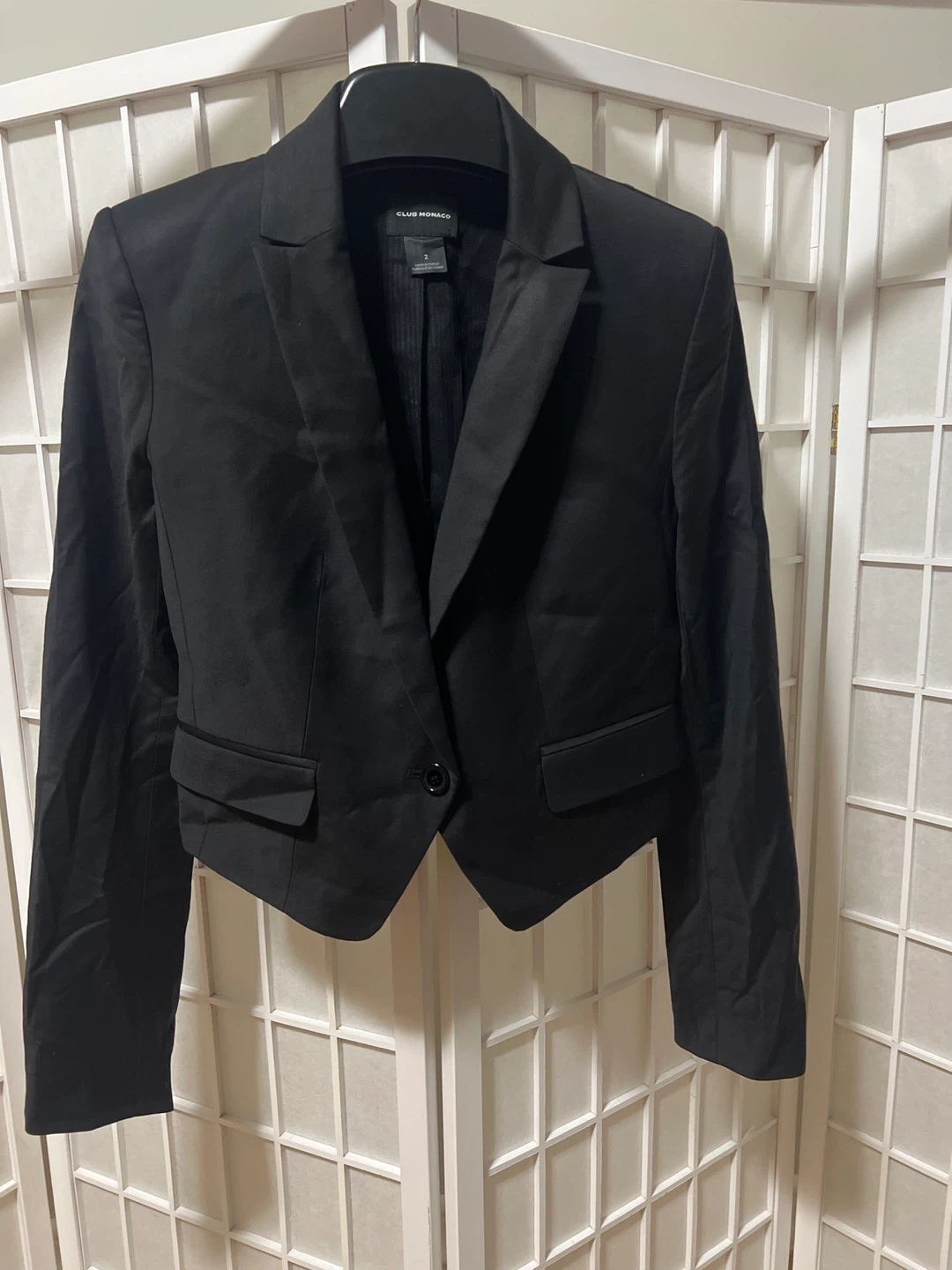Club Monaco Black Blazer - Size 2