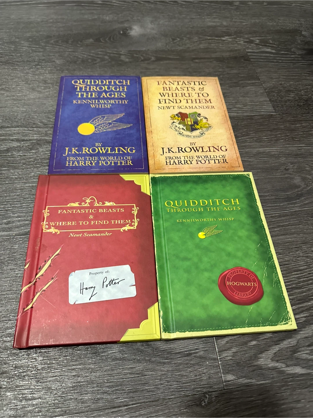 Harry Potter Quidditch Through the Ages & Fantastic Beasts Books