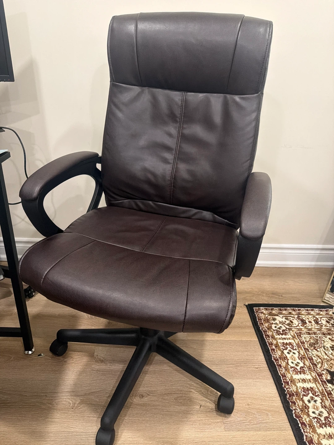 Brown Leather Office Chair