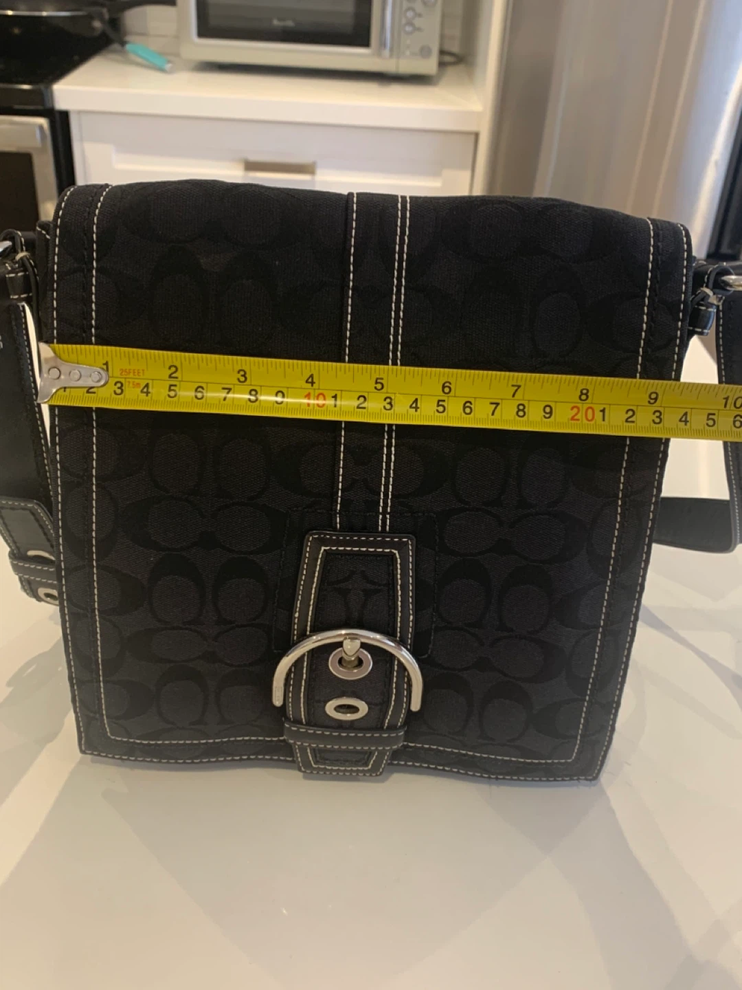 🔥Price Firm! Coach Black Signature Messenger🔥 Bag - photo 4