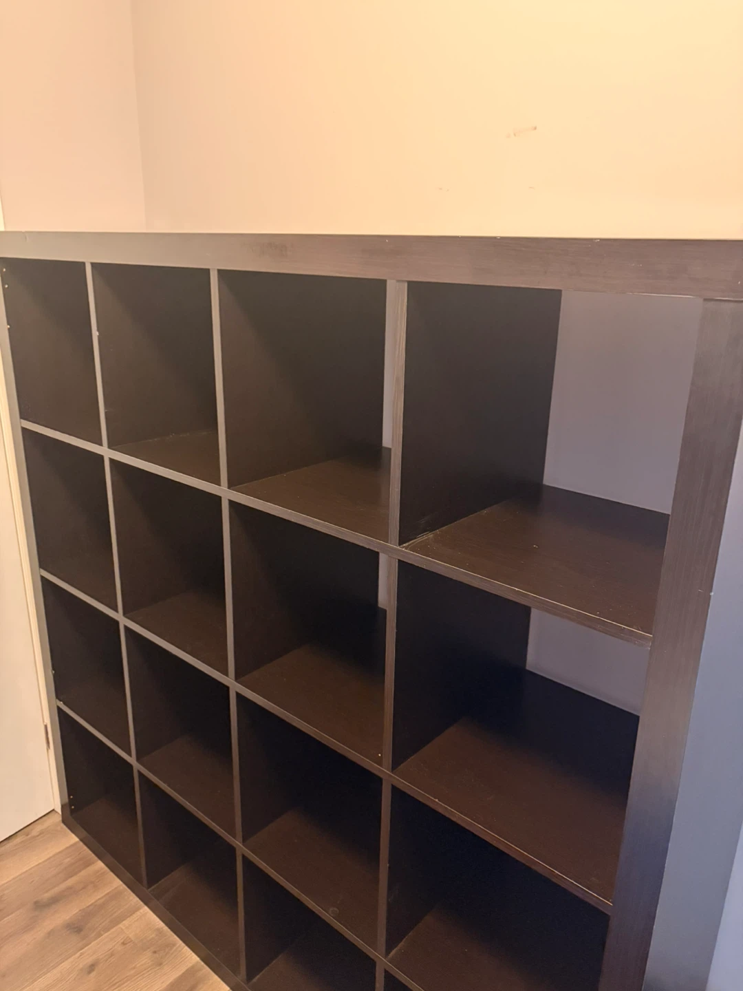 Dark Brown Cube Storage Shelf - photo 2