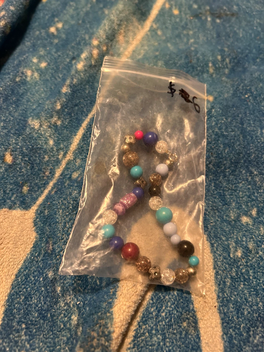 Beaded Bracelet and Necklace Set