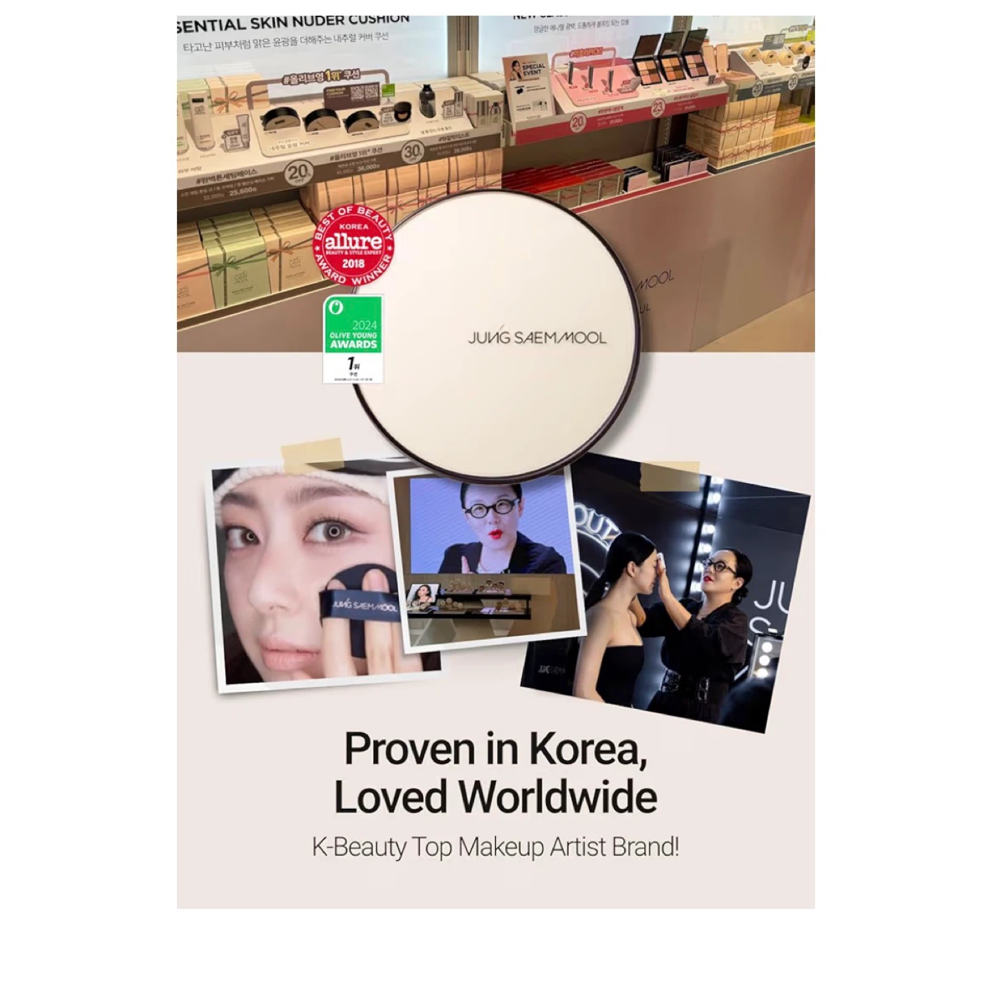 JUNG SAEM MOOL Korean Cushion Foundation + Refill - photo 3