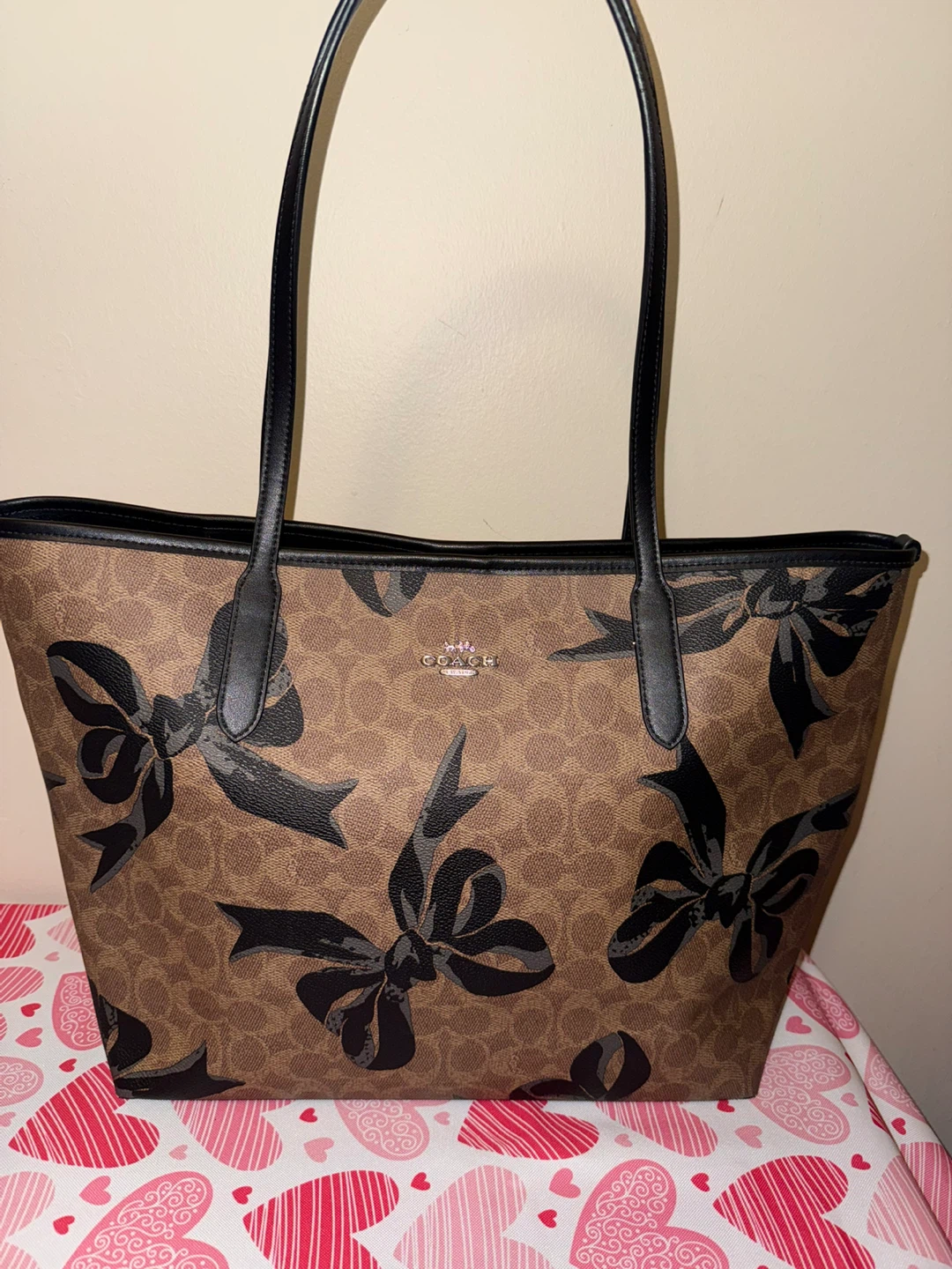 NEW COACH BOW CITY TOTE PURSE - photo 2