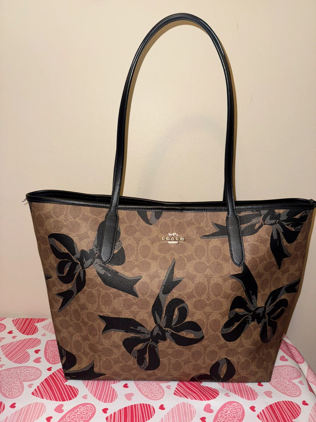 NEW COACH BOW CITY TOTE PURSE - photo 3