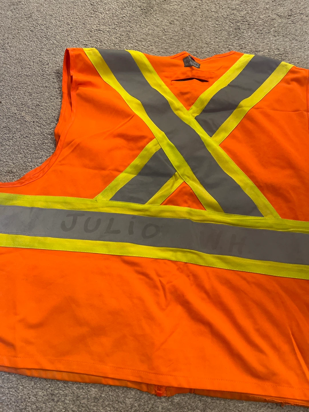 Orange High-Visibility Safety Vest - photo 2