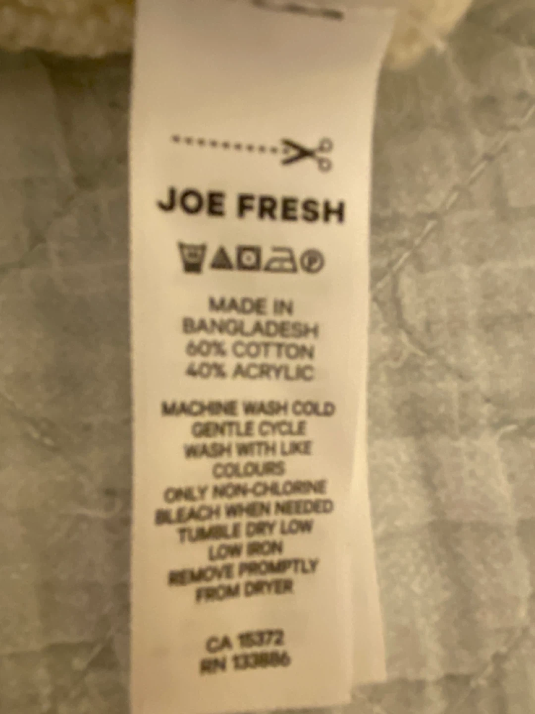 Joe Fresh Cable Knit Sweater Vest Cream XS/TP - photo 3