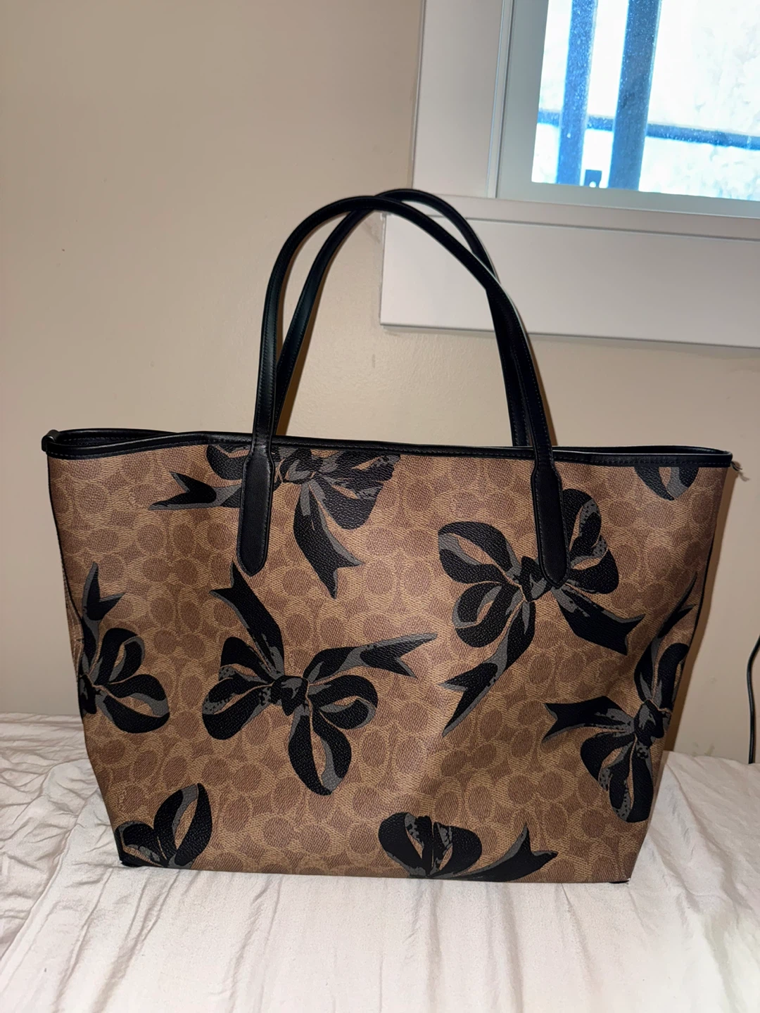 NEW COACH BOW CITY TOTE PURSE