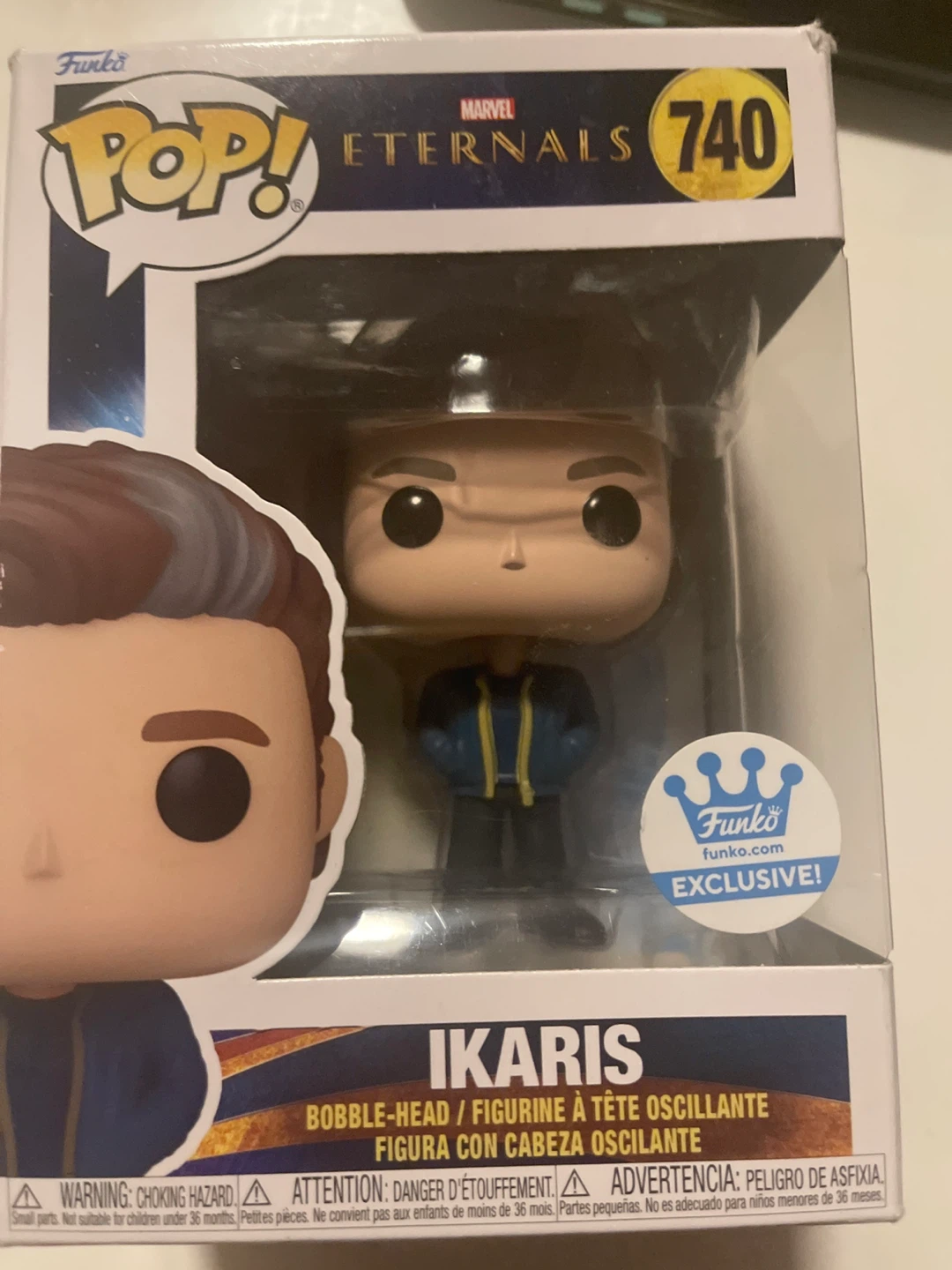 Funko Pop! Marvel Eternals Ikaris Bobble-Head Figure #740 - photo 2