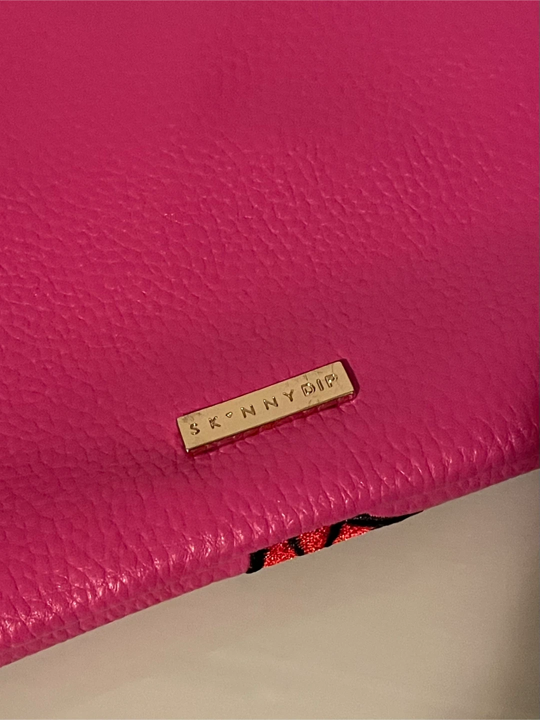 Skinnydip London - Hot Pink Clutch Bag/Makeup Bag - photo 3